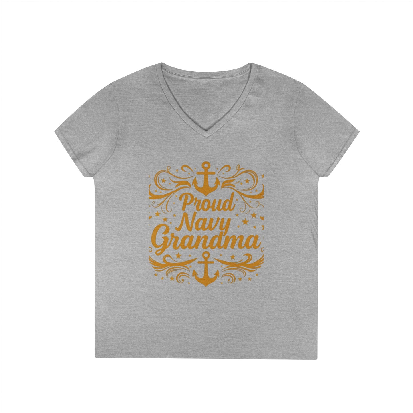 Proud Navy Grandma T-Shirt, Mother's Day Gift, Navy Family Apparel, Cute Grandmother Shirt, Unique Gifts for Her, Anchor Design Tee