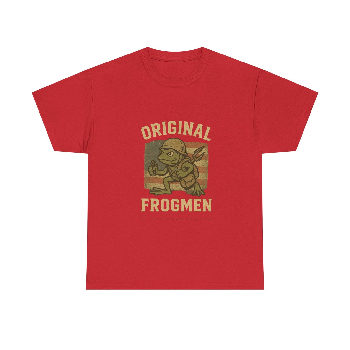 Navy Seals Original Frogmen Unisex Heavy Cotton Tee, Graphic Tee, Retro Shirt, Navy Wear, Outdoor Adventure