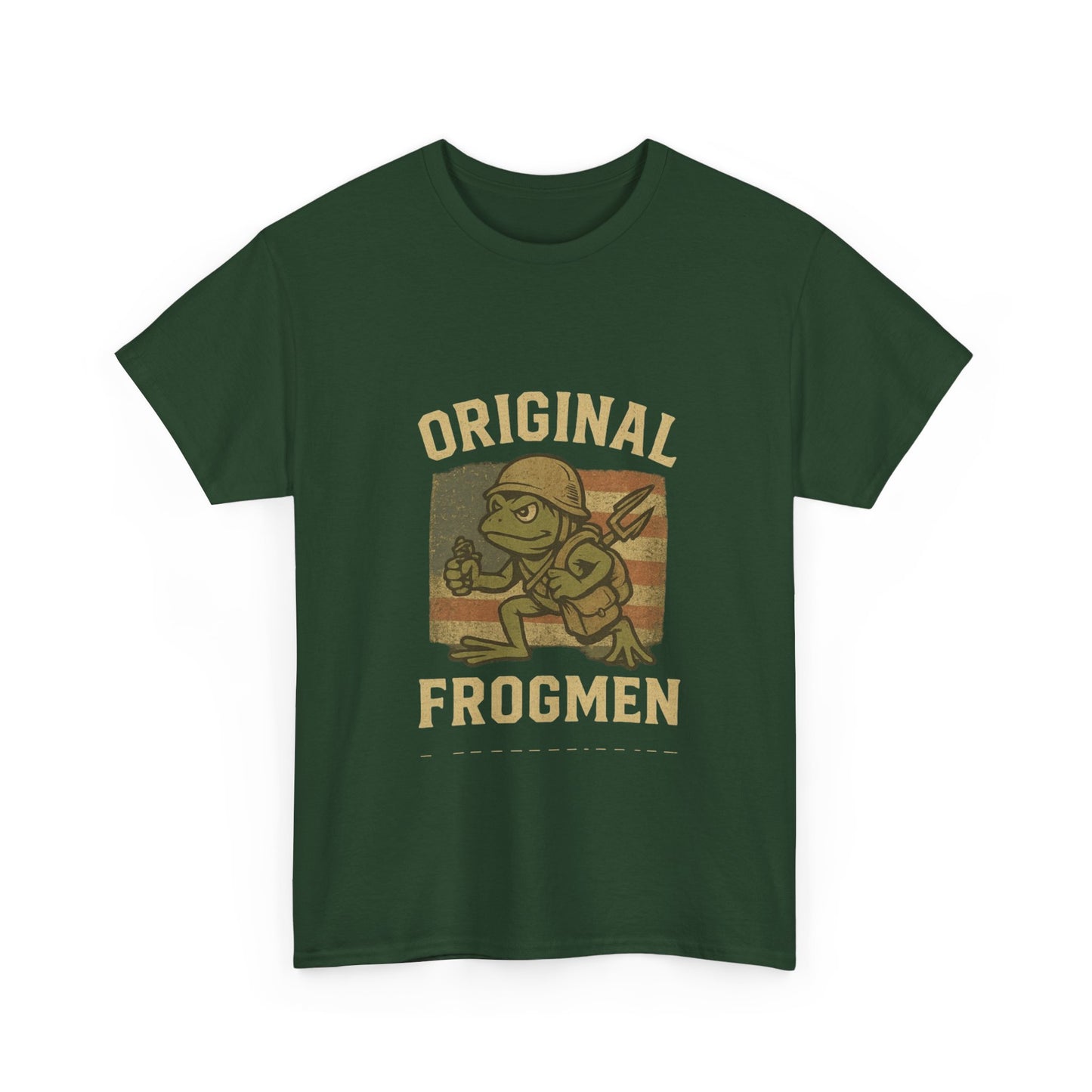 Navy Seals Original Frogmen Unisex Heavy Cotton Tee, Graphic Tee, Retro Shirt, Navy Wear, Outdoor Adventure
