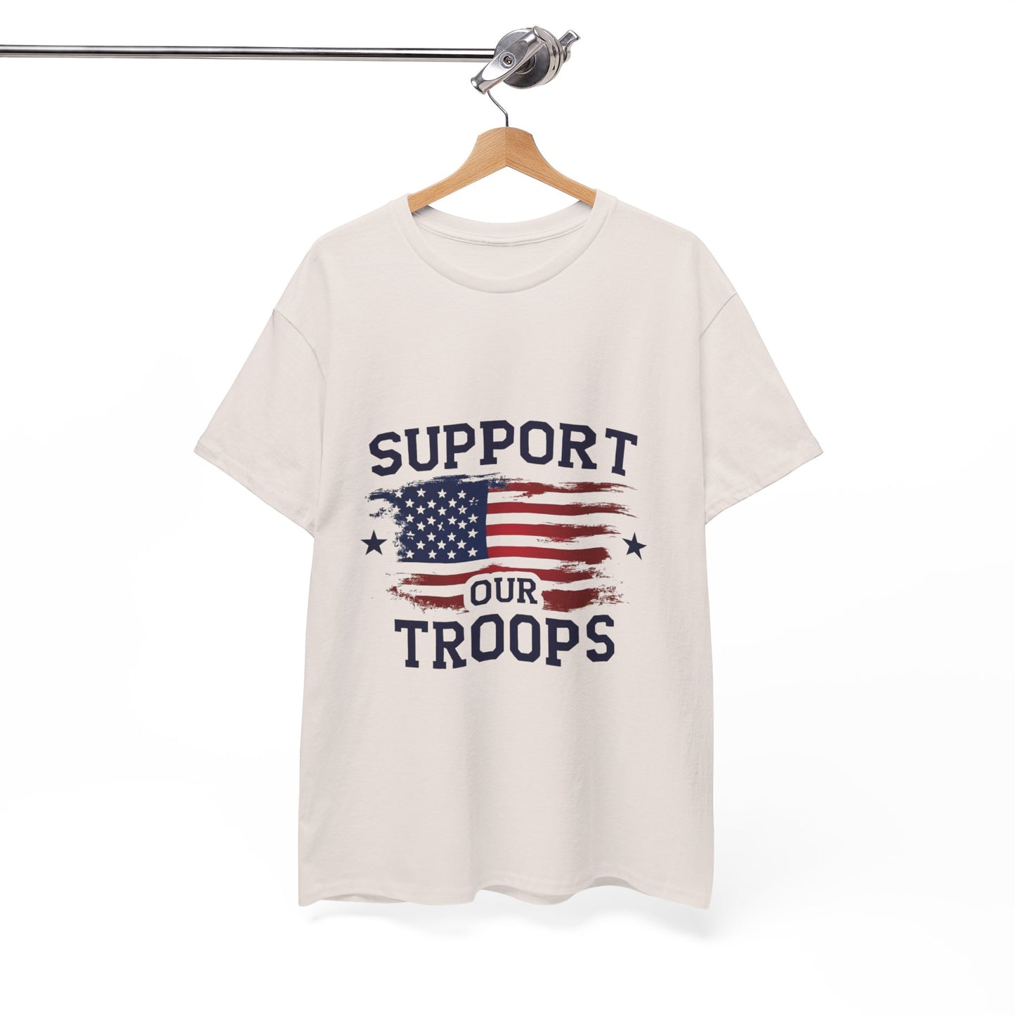 Support Our Troops Unisex T-Shirt | Patriotic Tee | Veteran Appreciation | Military Support | Gift for Heroes