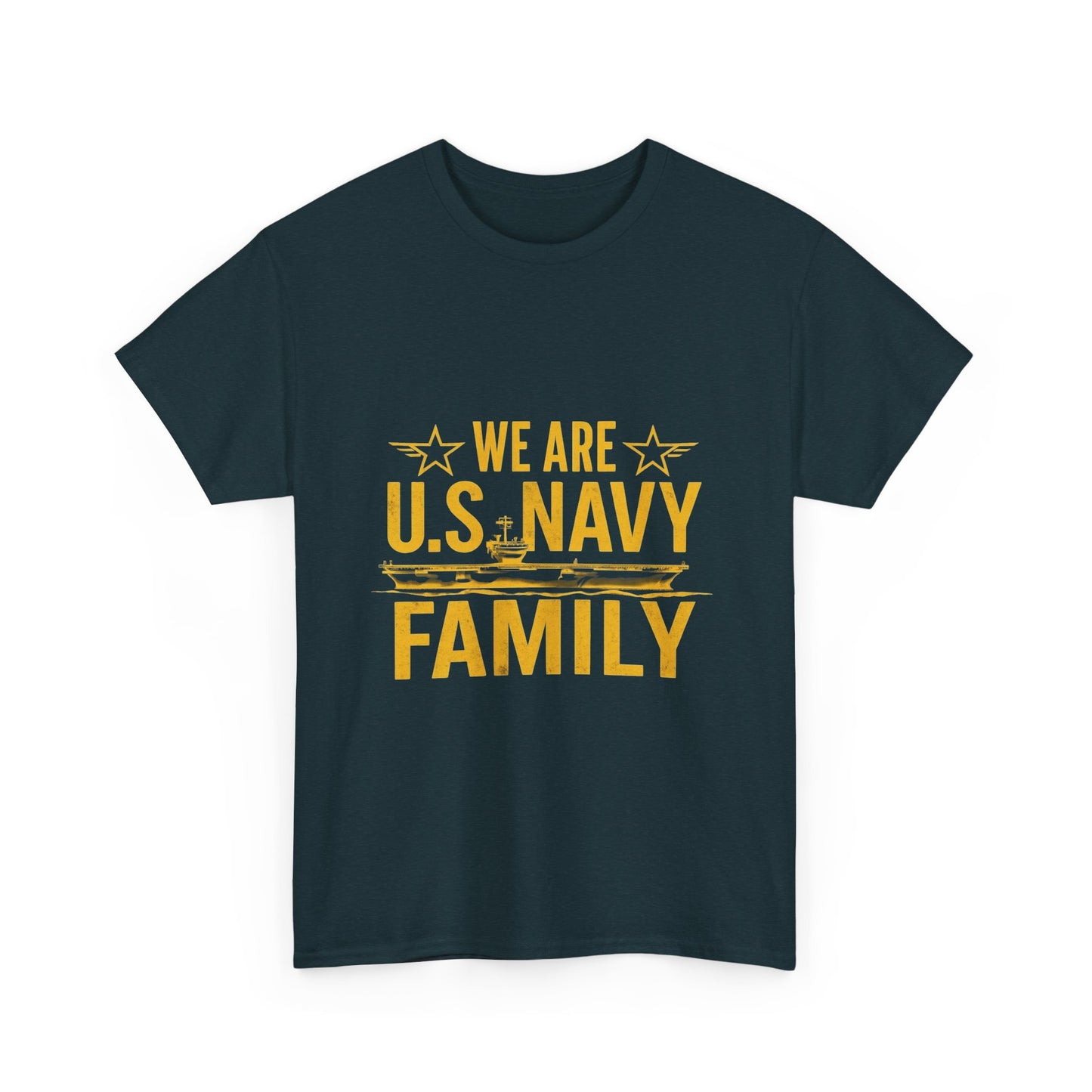 U.S. Navy Family Tee, Unisex Cotton Shirt, Military Pride Apparel, Family Support Gift, Veteran's Day Shirt, Patriotic T-Shirt