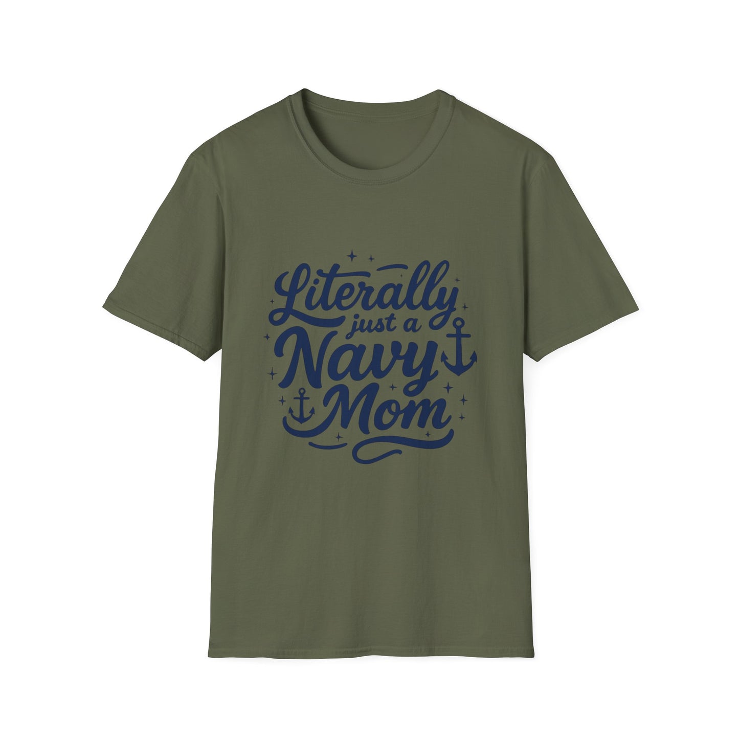 Navy Mom T-Shirt, Nautical Gift for Mothers, Celebrating Navy Family, Comfortable Casual Wear, Support Our Troops