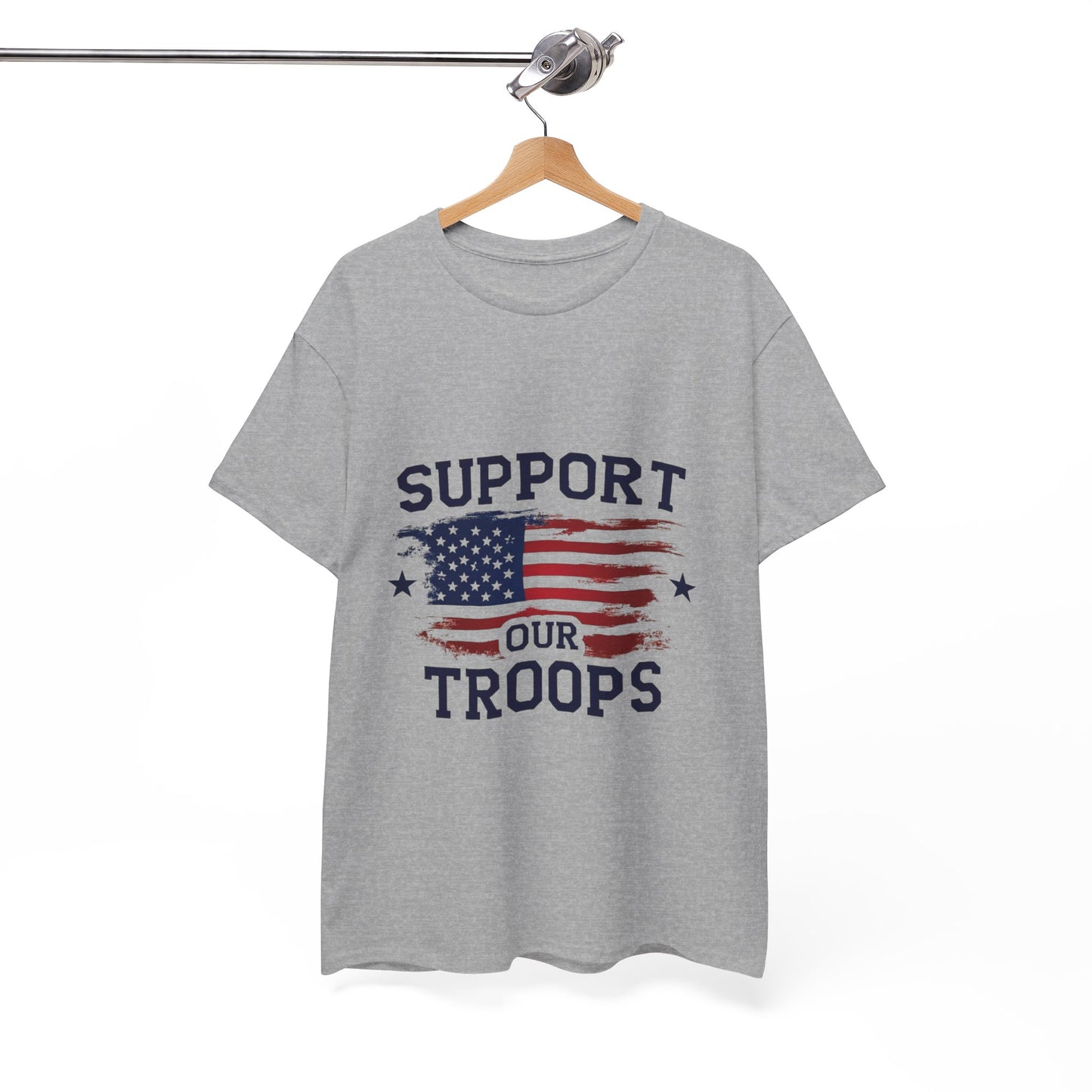 Support Our Troops Unisex T-Shirt | Patriotic Tee | Veteran Appreciation | Military Support | Gift for Heroes