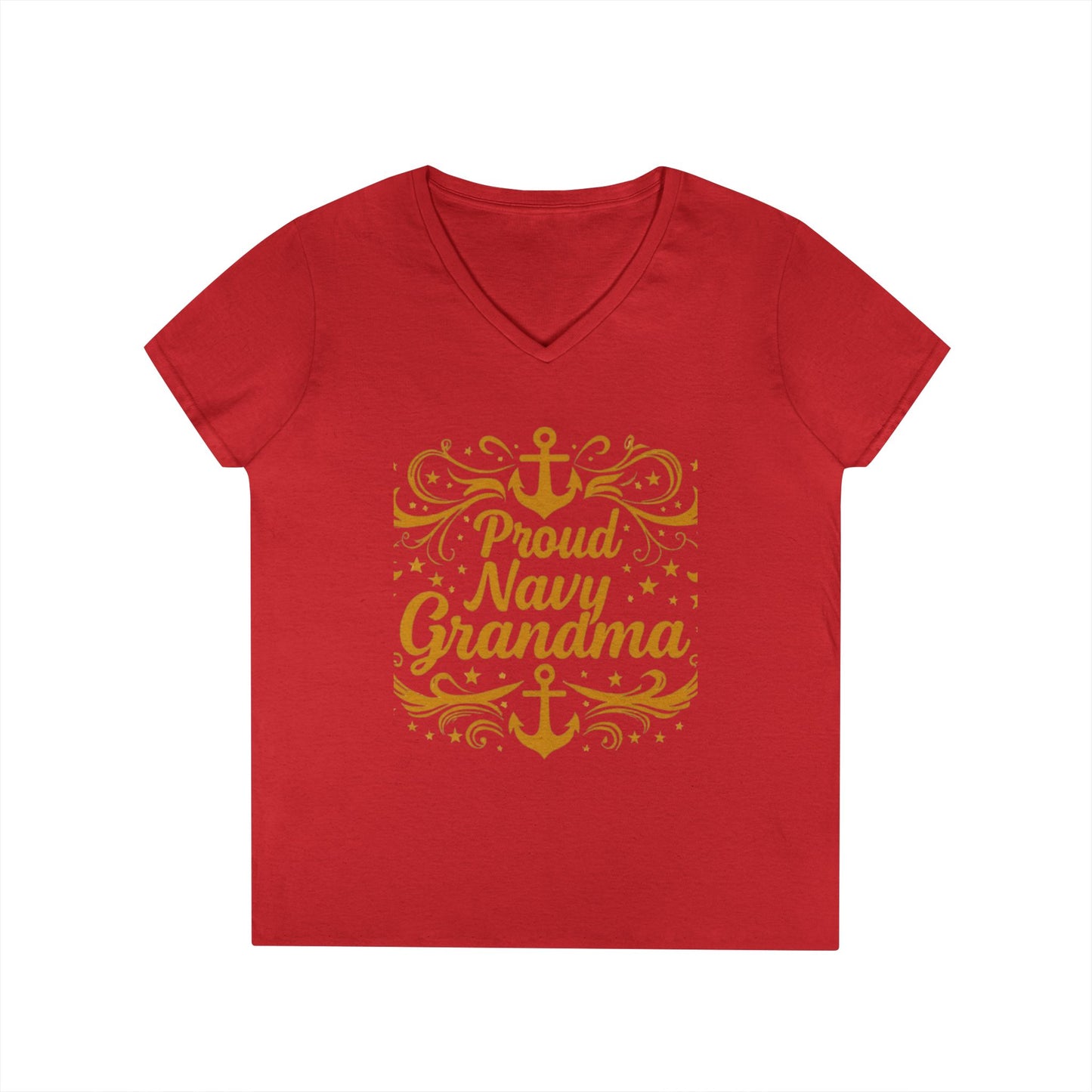 Proud Navy Grandma T-Shirt, Mother's Day Gift, Navy Family Apparel, Cute Grandmother Shirt, Unique Gifts for Her, Anchor Design Tee