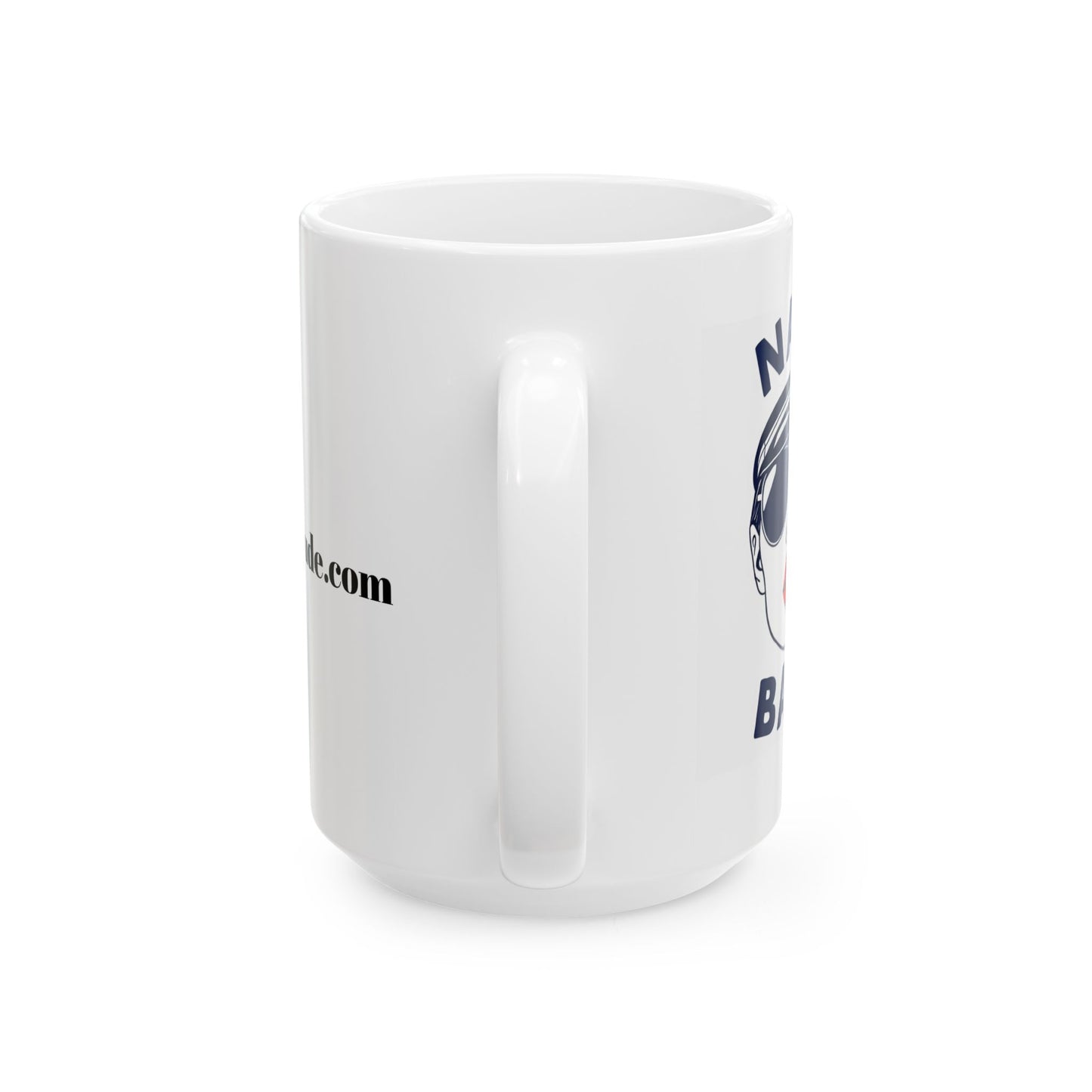 Navy Babe Ceramic Mug with Funny Design, Perfect Gift for Coffee Lovers, Birthday, Holiday, Everyday Use, Unique Home Decor, Dog Lover Mug