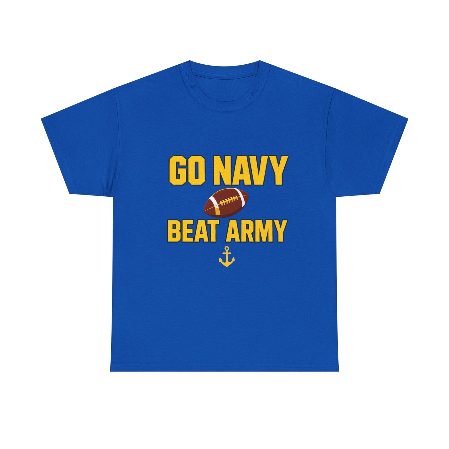 Navy Pride T-Shirt, Sports Fan Gear, Unisex Cotton Tee, Army-Navy Game Apparel, Gift for Military Families, College Football Tee