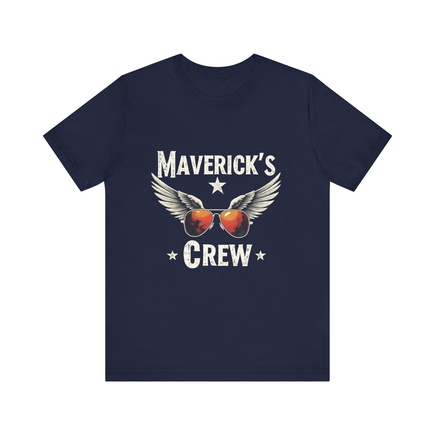 Maverick's Crew Short Sleeve Tee, Unisex T-Shirt, Cool Crew Shirt, Summer Wardrobe Essential, Gift for Friends