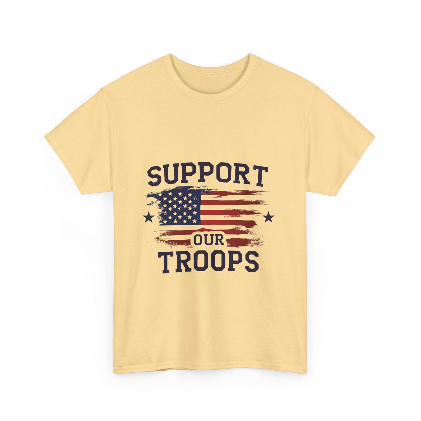 Support Our Troops Unisex T-Shirt | Patriotic Tee | Veteran Appreciation | Military Support | Gift for Heroes