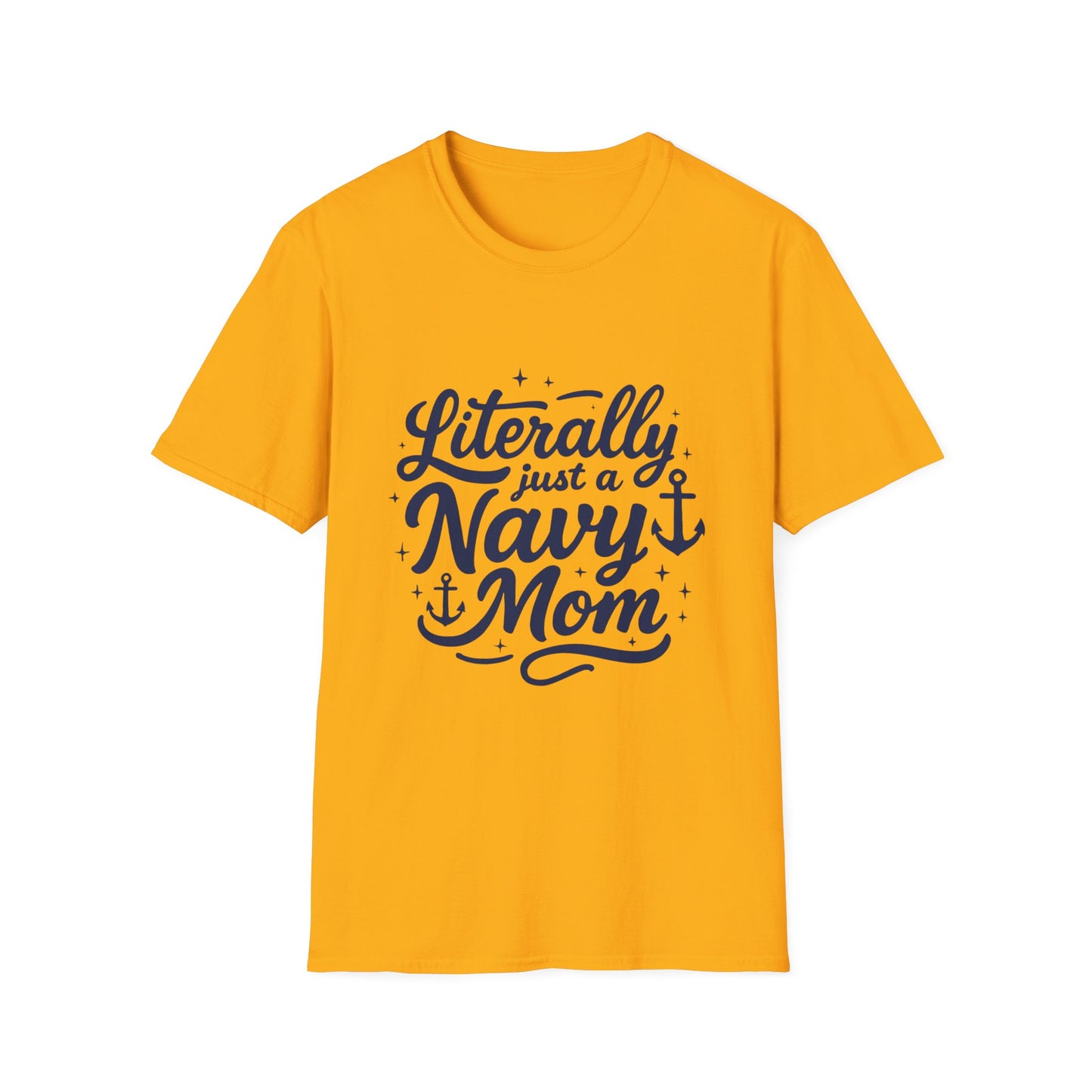 Navy Mom T-Shirt, Nautical Gift for Mothers, Celebrating Navy Family, Comfortable Casual Wear, Support Our Troops