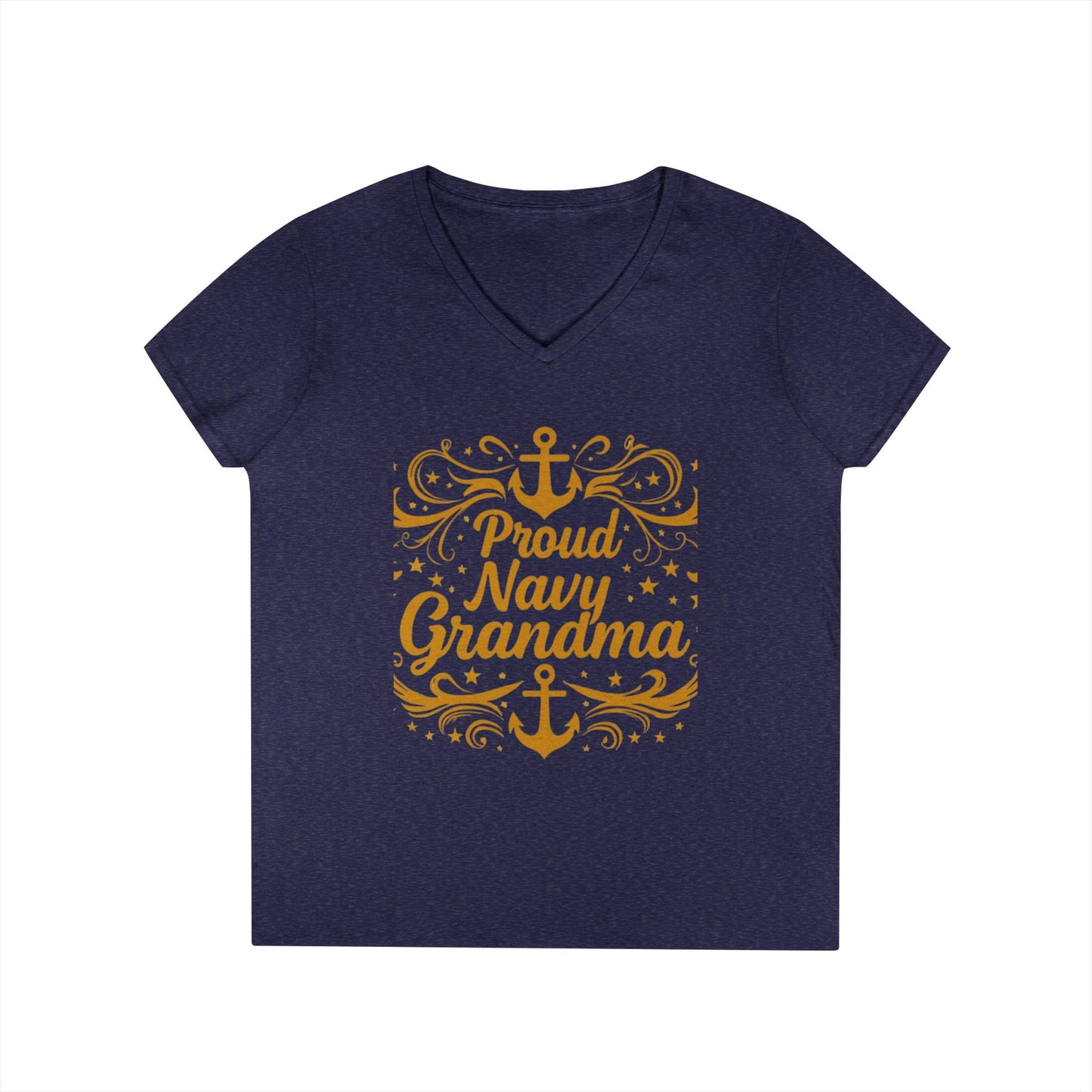 Proud Navy Grandma T-Shirt, Mother's Day Gift, Navy Family Apparel, Cute Grandmother Shirt, Unique Gifts for Her, Anchor Design Tee