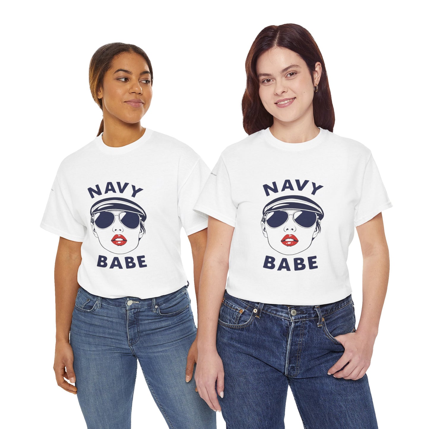 Navy Babe Graphic Tee, Casual Summer Shirt, Gift for Maritime Lovers, Nautical Fashion, Trendy Unisex Cotton Tee