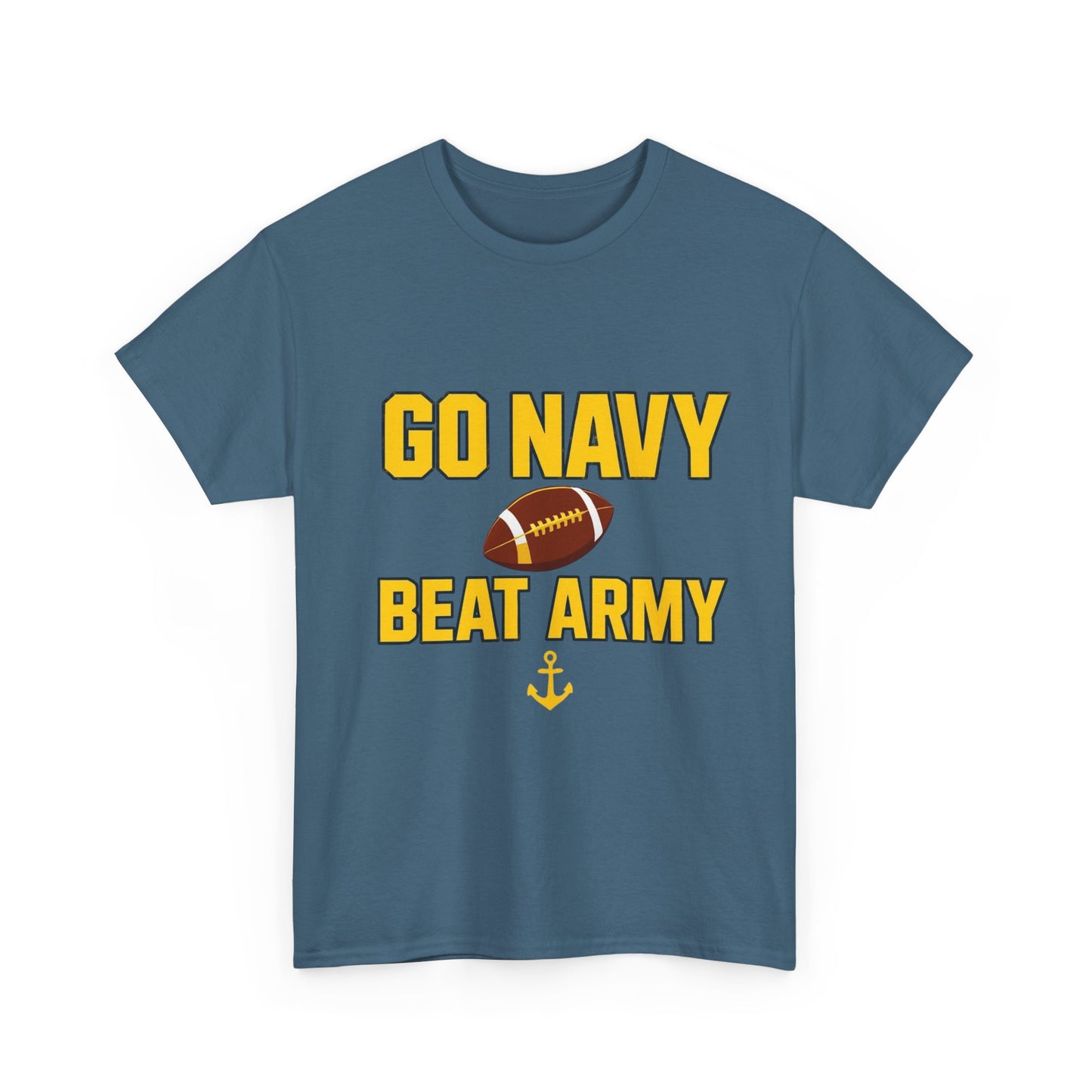 Navy Pride T-Shirt, Sports Fan Gear, Unisex Cotton Tee, Army-Navy Game Apparel, Gift for Military Families, College Football Tee