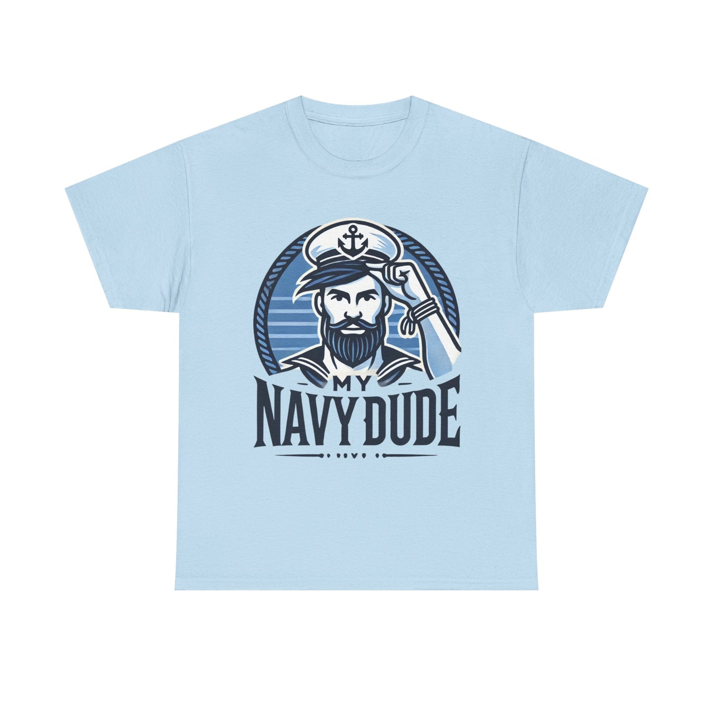 Navy Dude Graphic Tee, Perfect Gift for Sailors, Nautical Decor, Unisex Casual Wear, Summer Outfit, Father's Day Gift, Navy Mom, Navy Dad