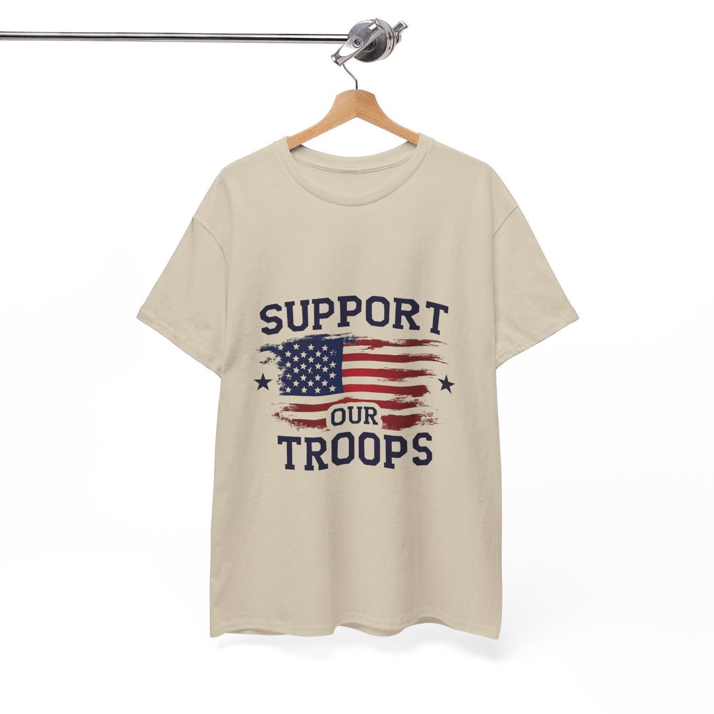 Support Our Troops Unisex T-Shirt | Patriotic Tee | Veteran Appreciation | Military Support | Gift for Heroes