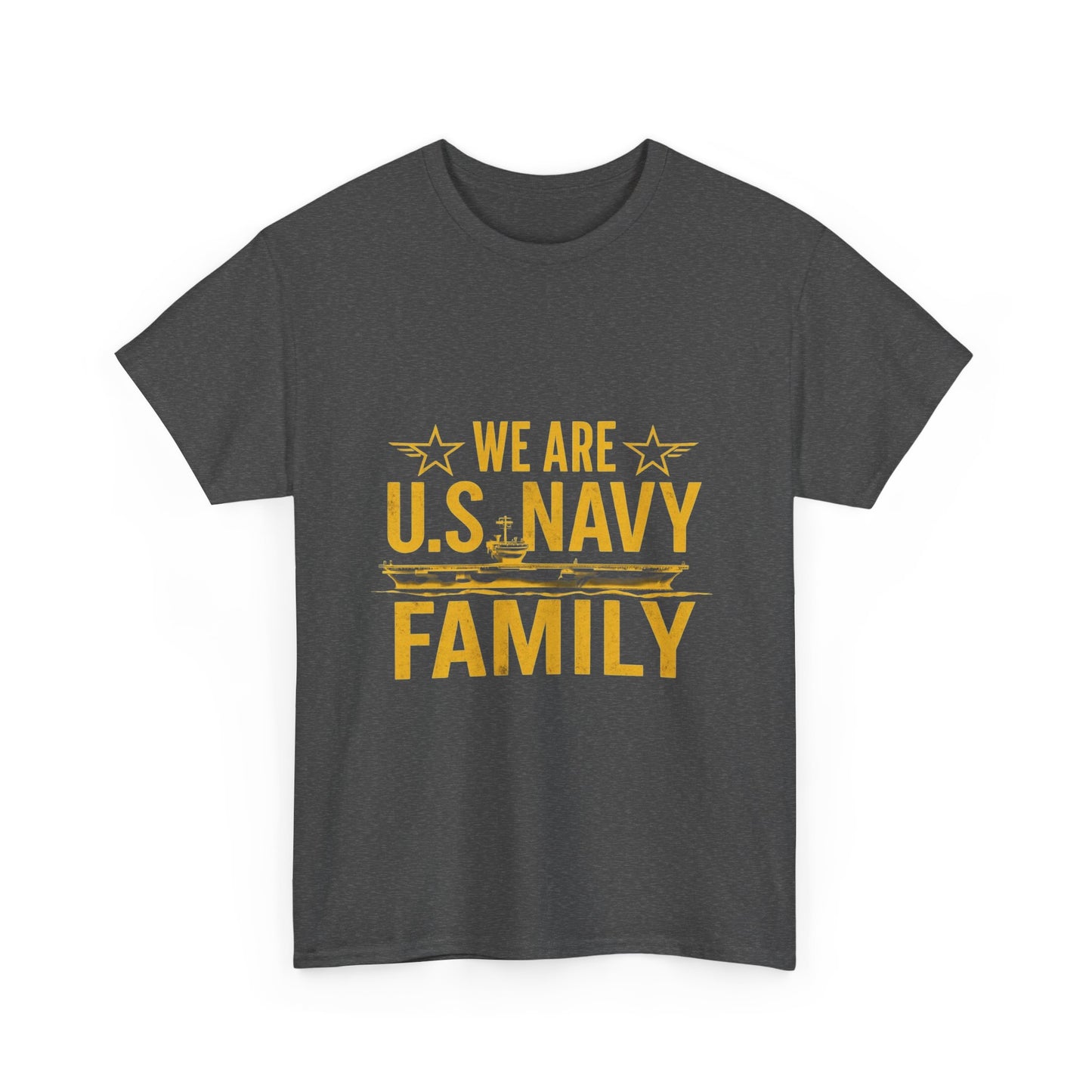 U.S. Navy Family Tee, Unisex Cotton Shirt, Military Pride Apparel, Family Support Gift, Veteran's Day Shirt, Patriotic T-Shirt