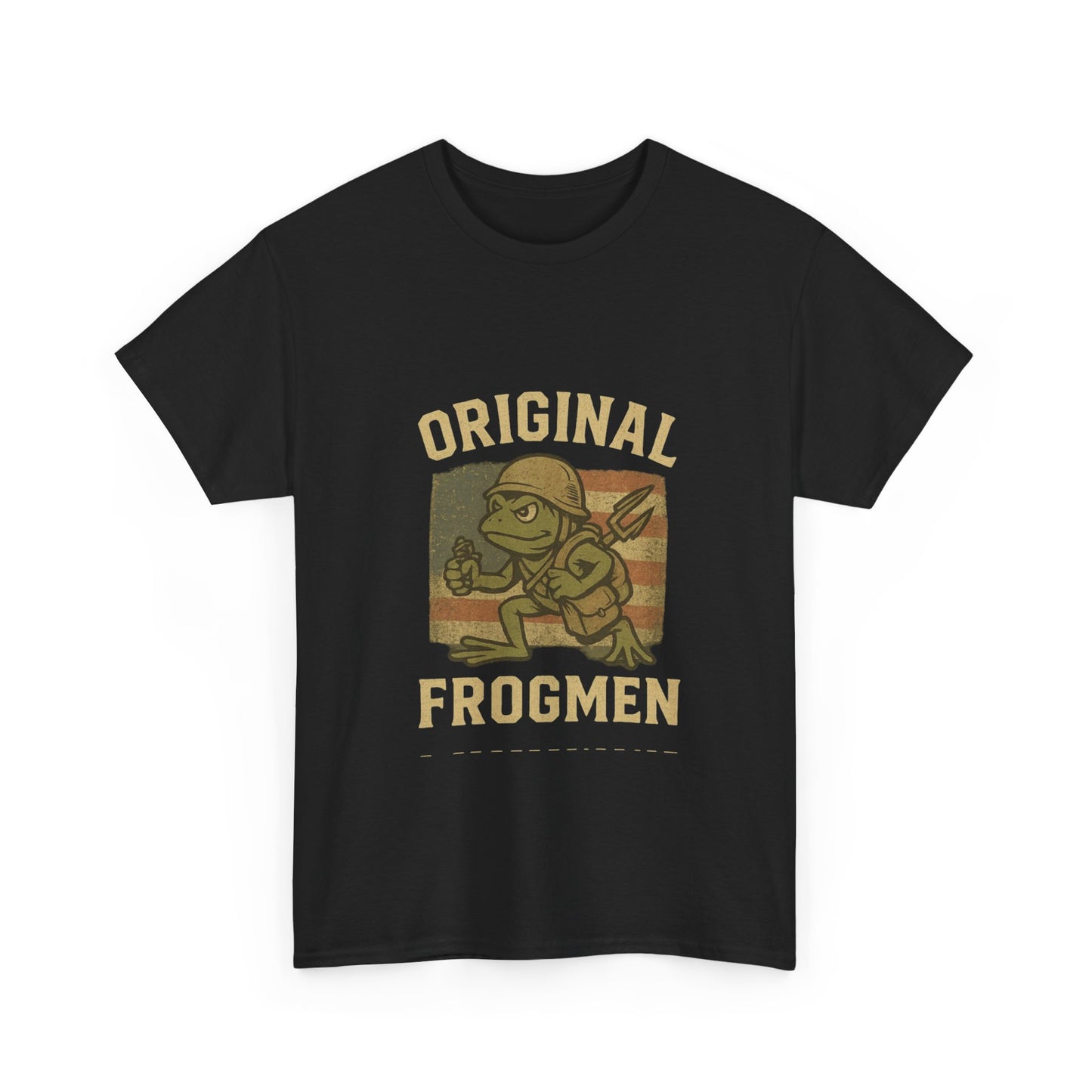 Navy Seals Original Frogmen Unisex Heavy Cotton Tee, Graphic Tee, Retro Shirt, Navy Wear, Outdoor Adventure
