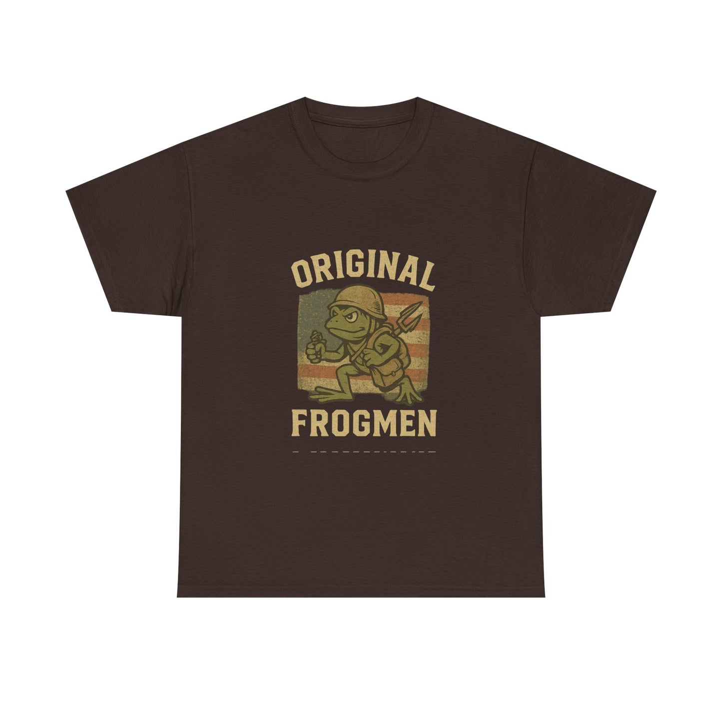 Navy Seals Original Frogmen Unisex Heavy Cotton Tee, Graphic Tee, Retro Shirt, Navy Wear, Outdoor Adventure