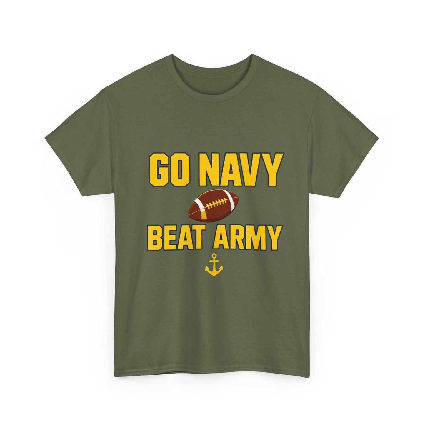 Navy Pride T-Shirt, Sports Fan Gear, Unisex Cotton Tee, Army-Navy Game Apparel, Gift for Military Families, College Football Tee