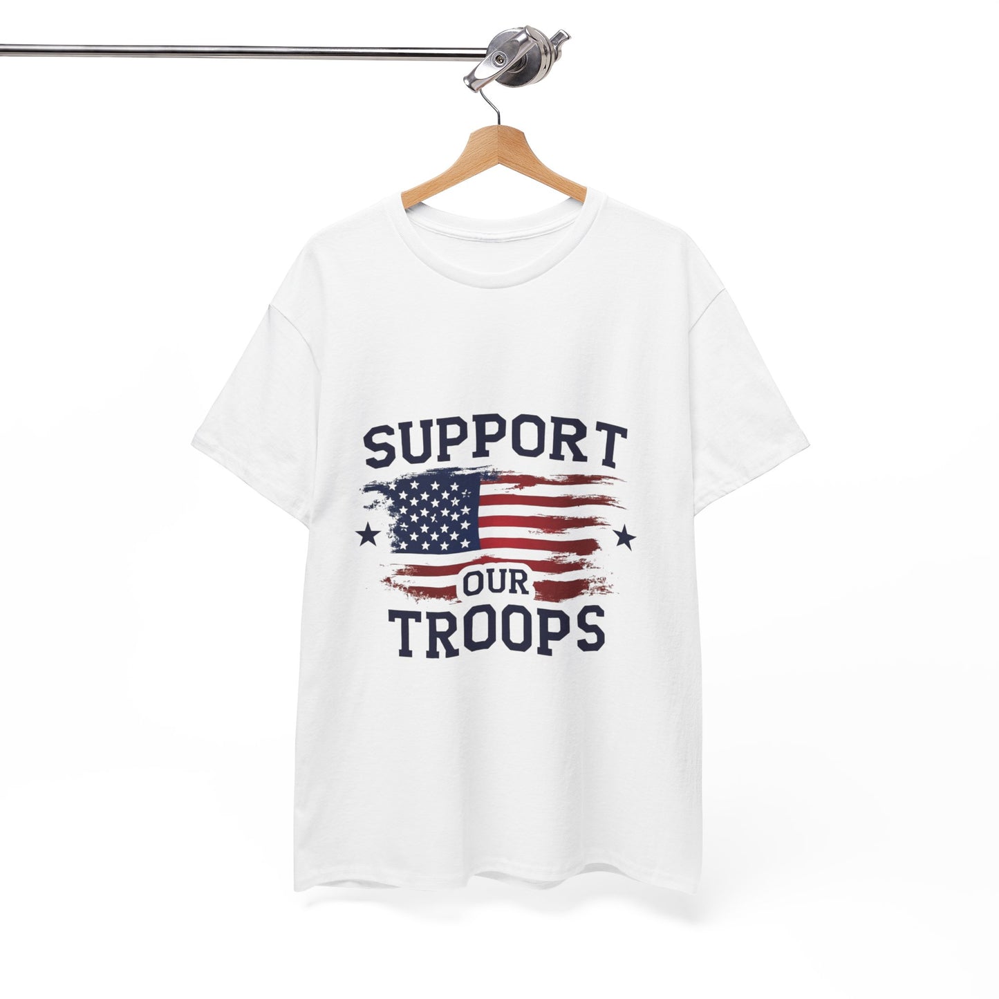 Support Our Troops Unisex T-Shirt | Patriotic Tee | Veteran Appreciation | Military Support | Gift for Heroes