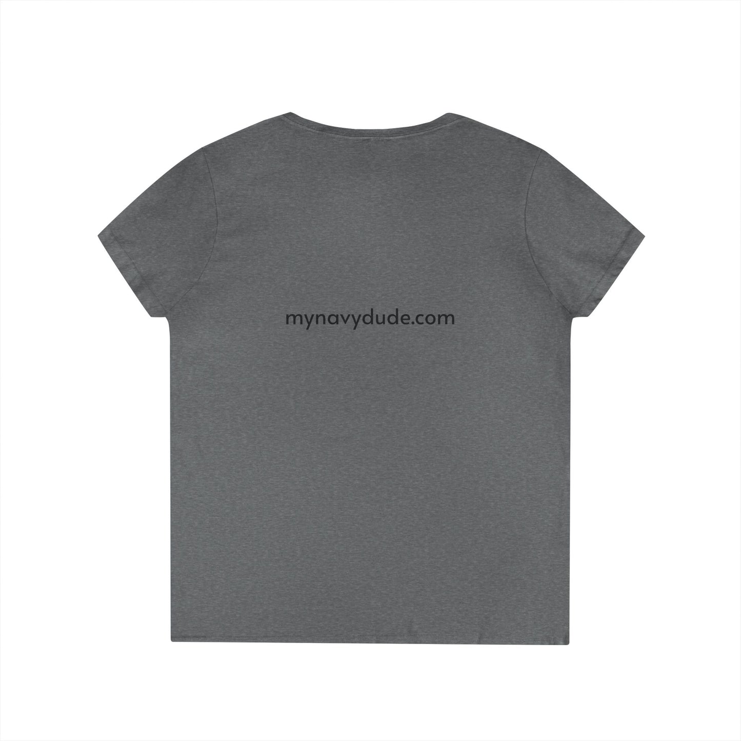 U.S. Navy Pilot Mom V-Neck Tee, Military Mom Gift, Air Force Apparel, Proud Navy Family Shirt, Women's Graphic Tee