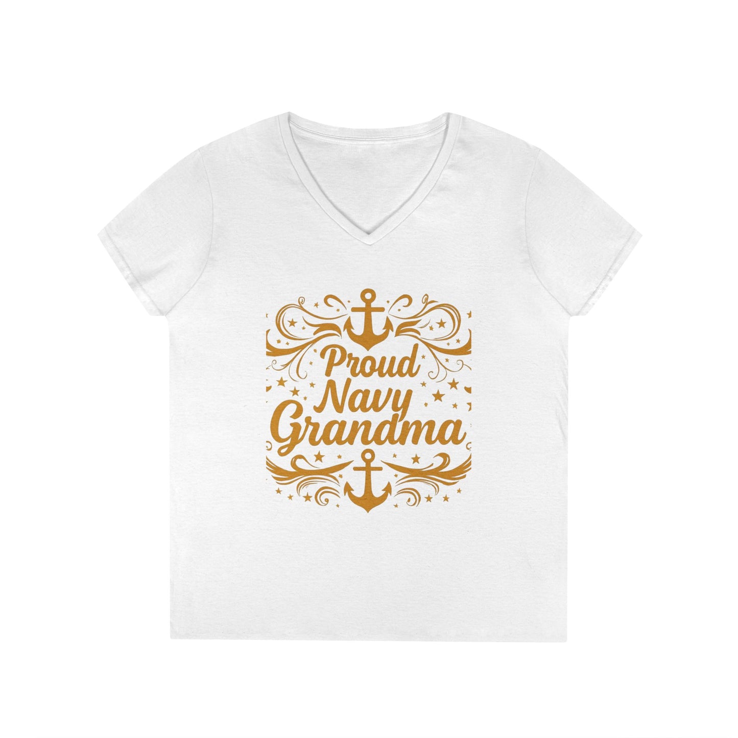 Proud Navy Grandma T-Shirt, Mother's Day Gift, Navy Family Apparel, Cute Grandmother Shirt, Unique Gifts for Her, Anchor Design Tee