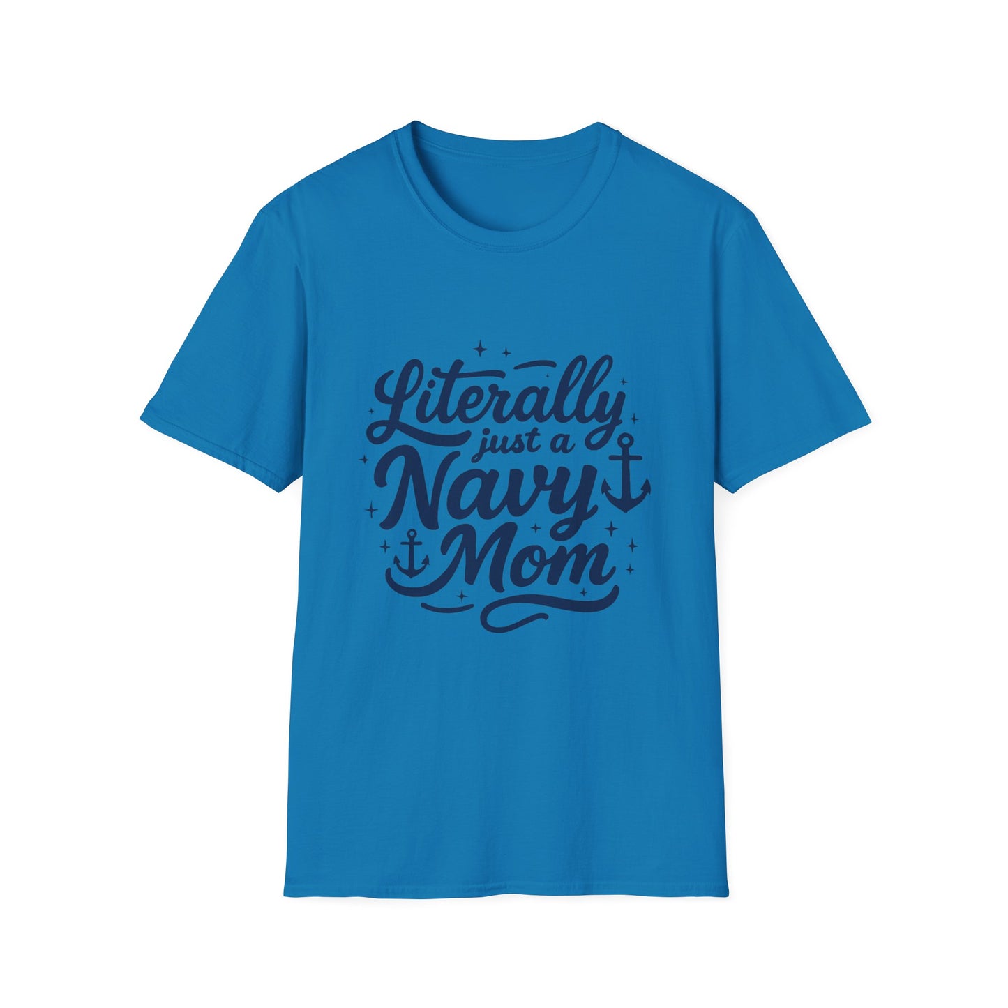 Navy Mom T-Shirt, Nautical Gift for Mothers, Celebrating Navy Family, Comfortable Casual Wear, Support Our Troops