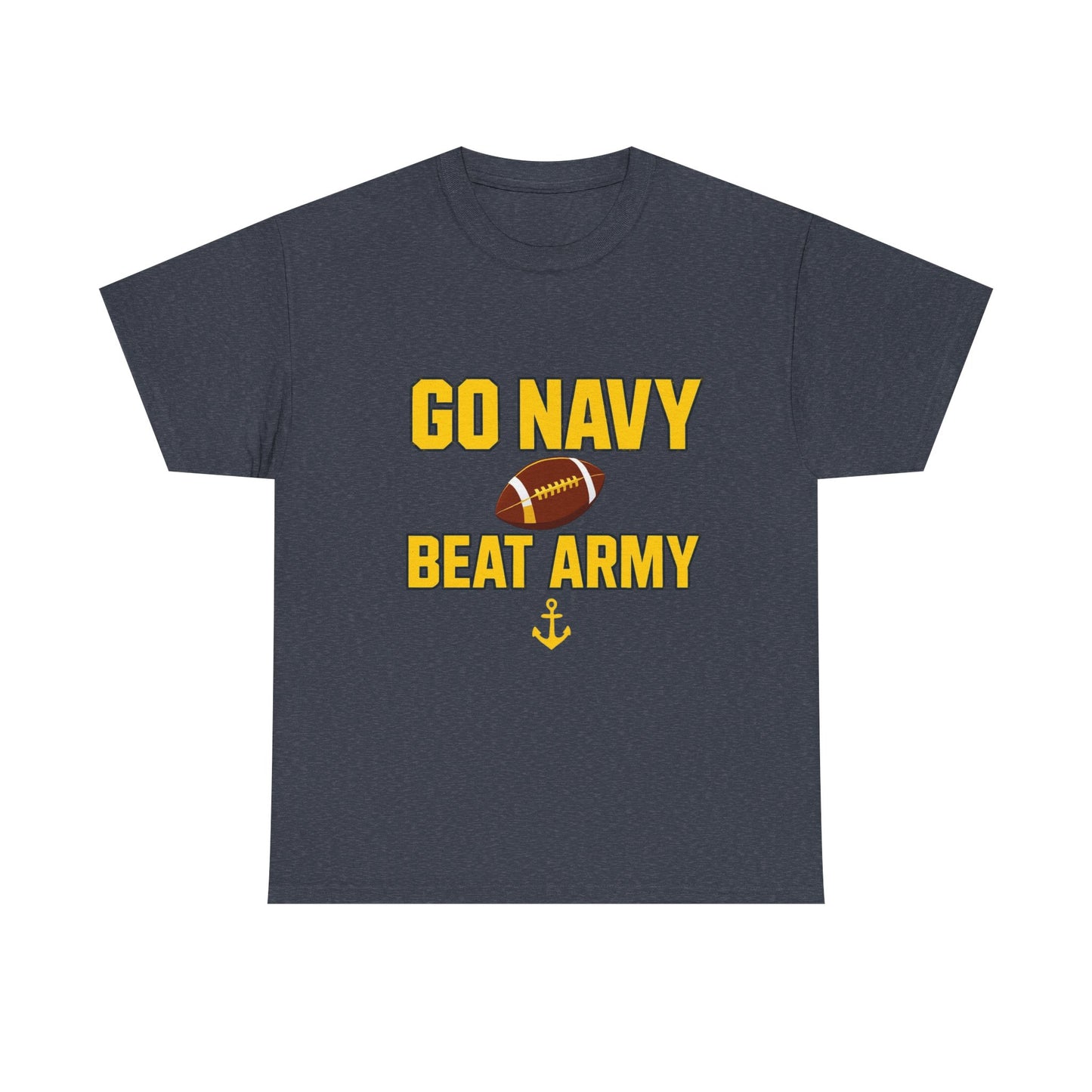Navy Pride T-Shirt, Sports Fan Gear, Unisex Cotton Tee, Army-Navy Game Apparel, Gift for Military Families, College Football Tee