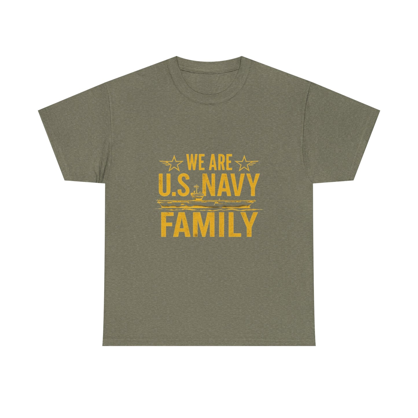 U.S. Navy Family Tee, Unisex Cotton Shirt, Military Pride Apparel, Family Support Gift, Veteran's Day Shirt, Patriotic T-Shirt