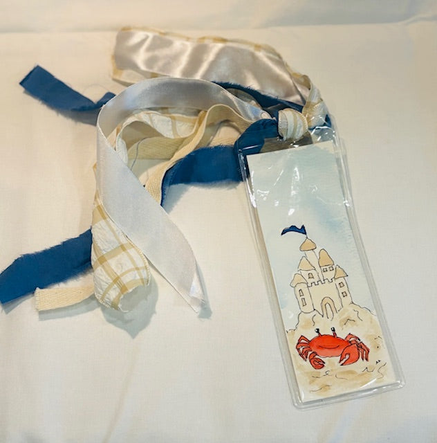 Hand Painted Nautical Watercolor Bookmarks, Set of 4 (Free Shipping)