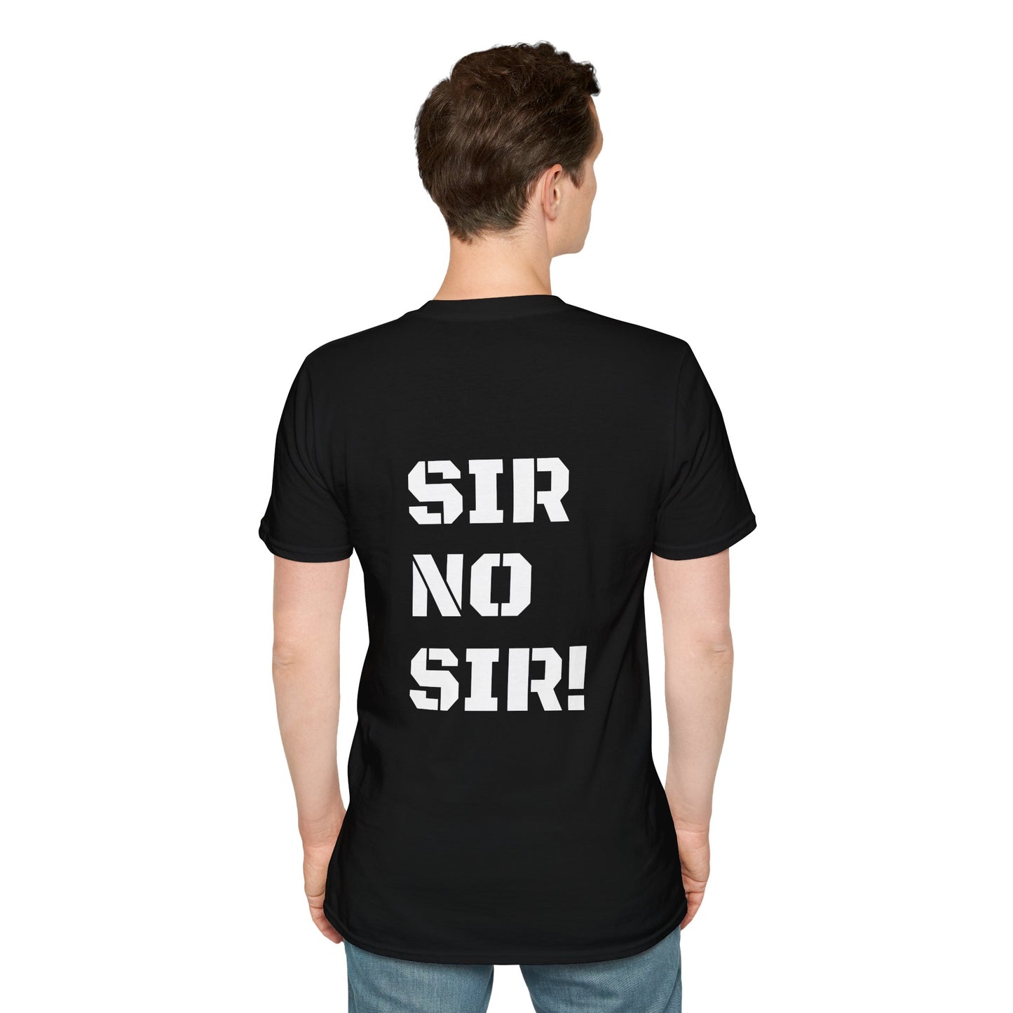 My Navy Dude,Military-Inspired Unisex T-Shirt - 'Sir Yes Sir!' & 'Sir No Sir!' Graphic Tee, Casual Wear, Perfect Gift for Veterans, Troops, [...]