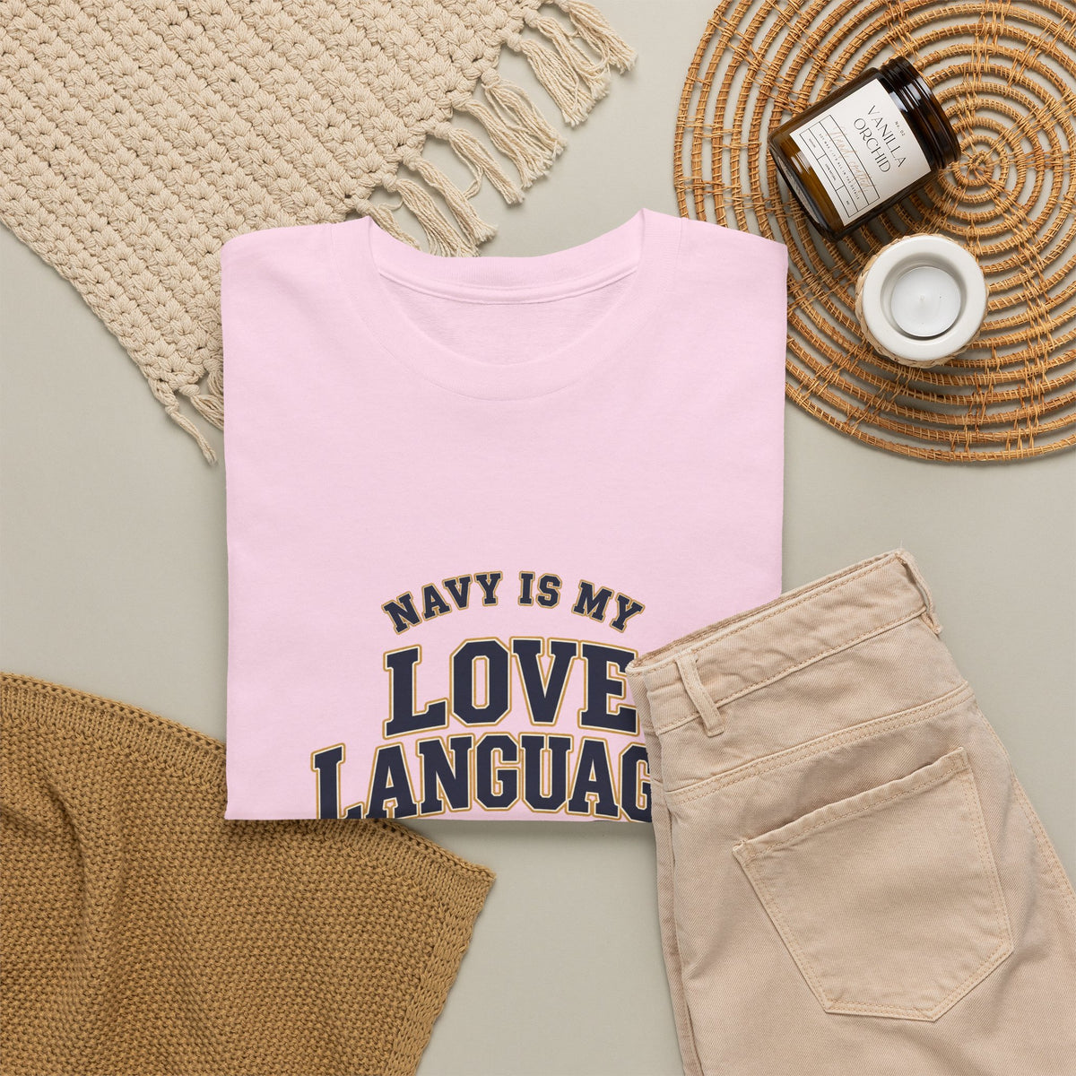 Navy Is My Love Language Army Navy Game 2026 Bow T-Shirt