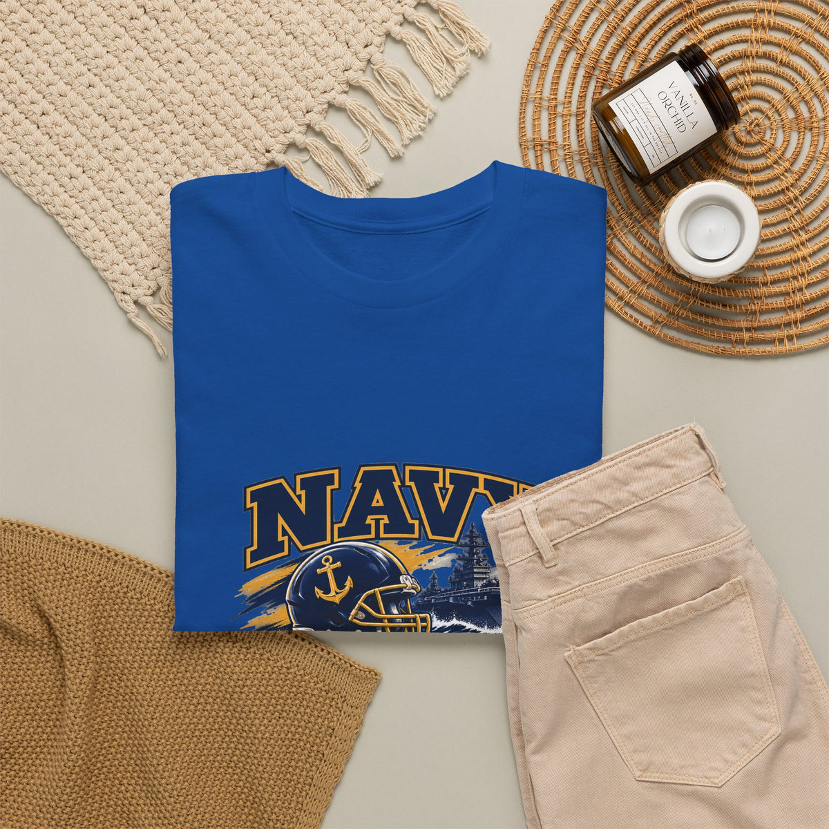 Go Navy Sink Army Graphic T-Shirt