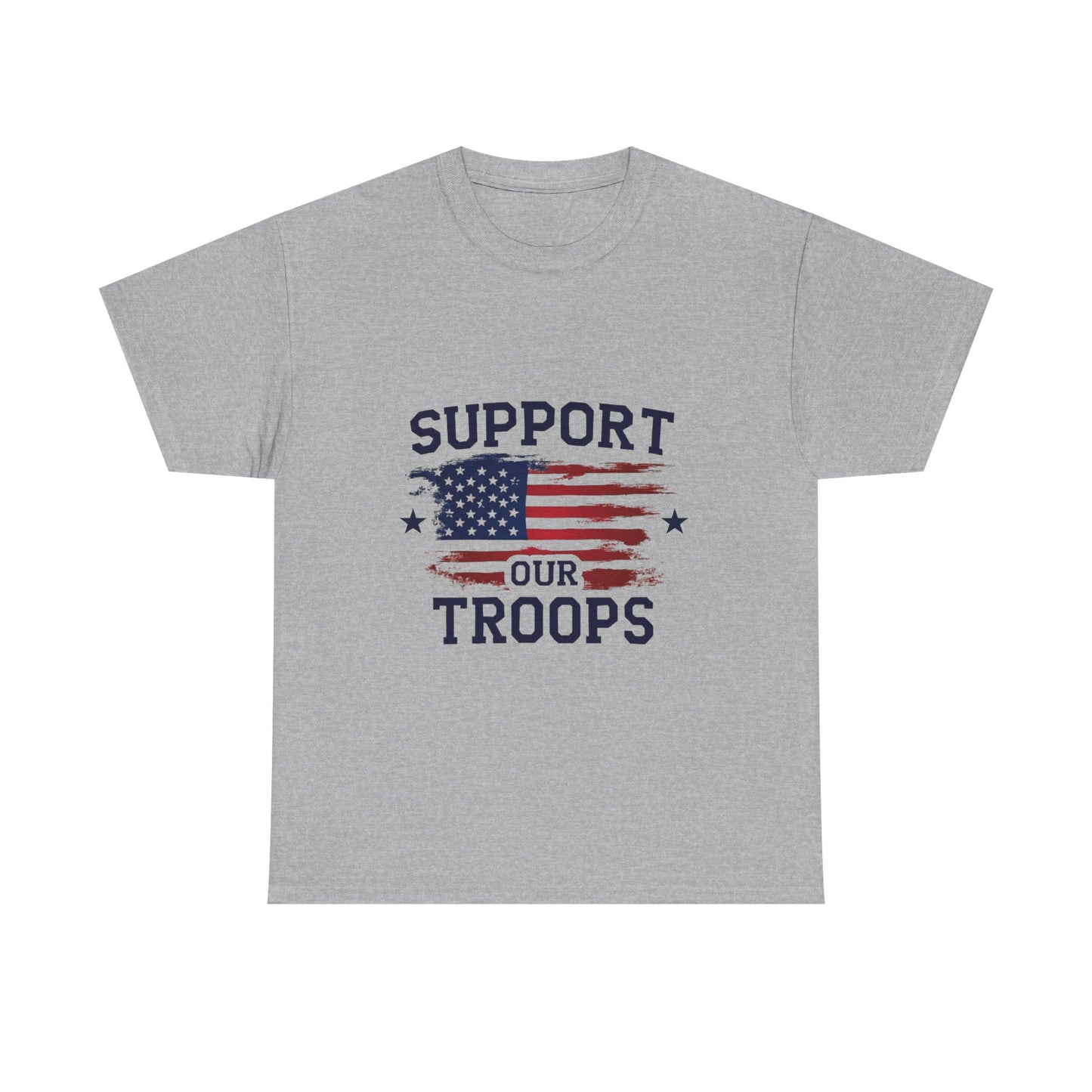 Support Our Troops Unisex T-Shirt | Patriotic Tee | Veteran Appreciation | Military Support | Gift for Heroes