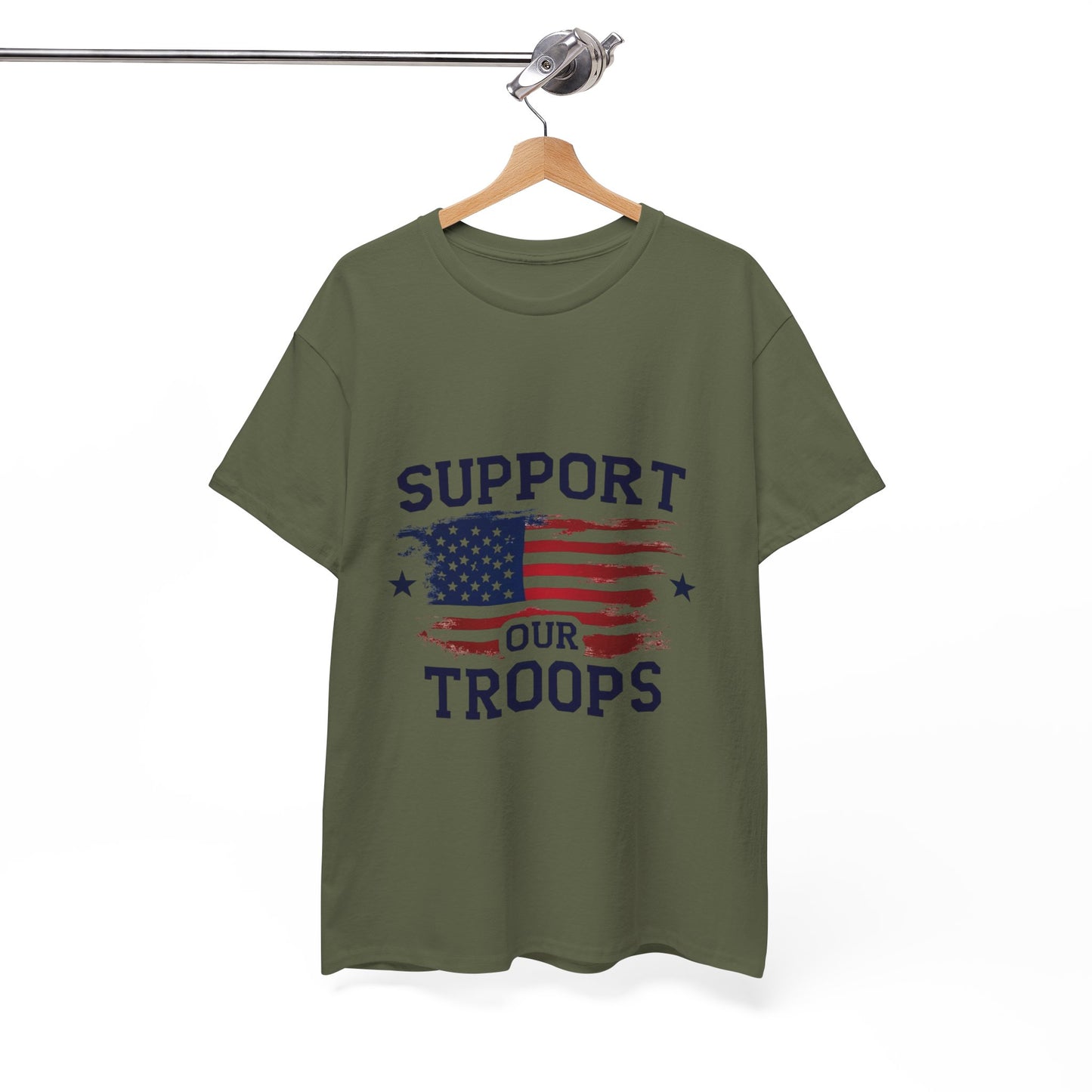 Support Our Troops Unisex T-Shirt | Patriotic Tee | Veteran Appreciation | Military Support | Gift for Heroes