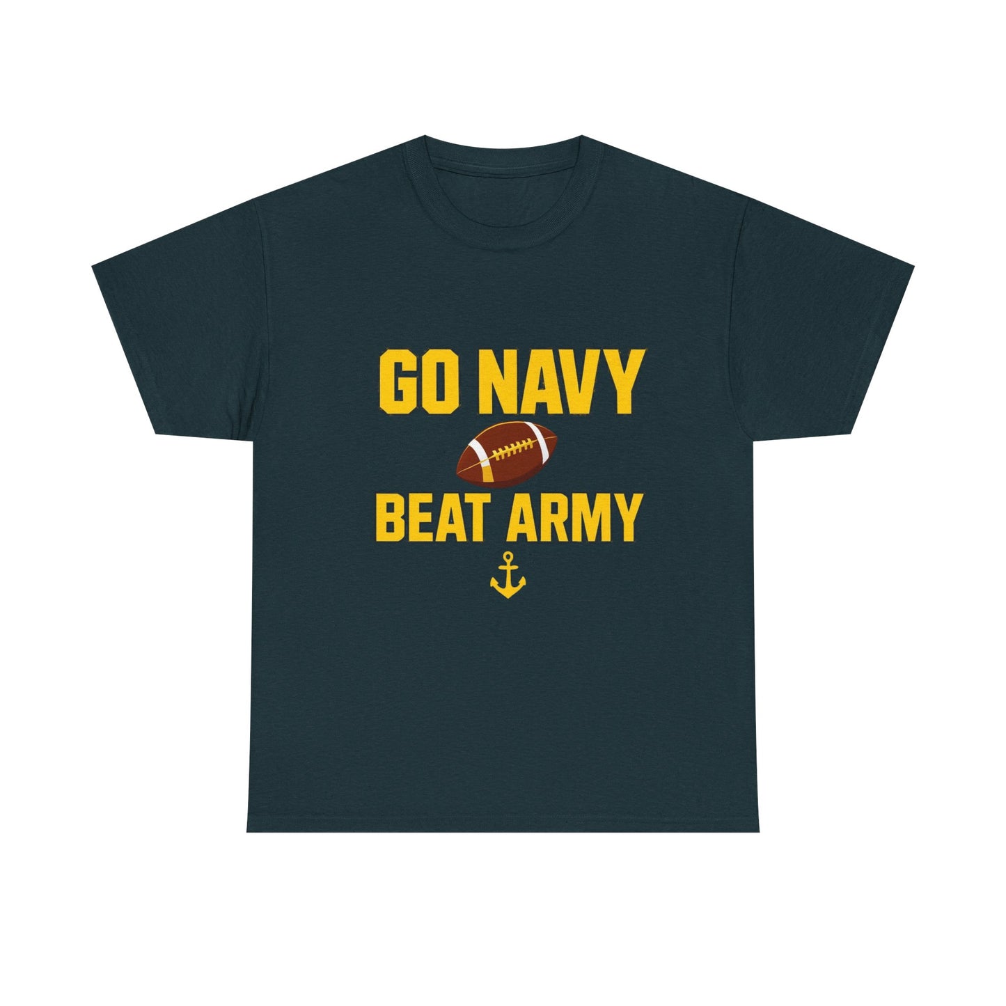 Navy Pride T-Shirt, Sports Fan Gear, Unisex Cotton Tee, Army-Navy Game Apparel, Gift for Military Families, College Football Tee