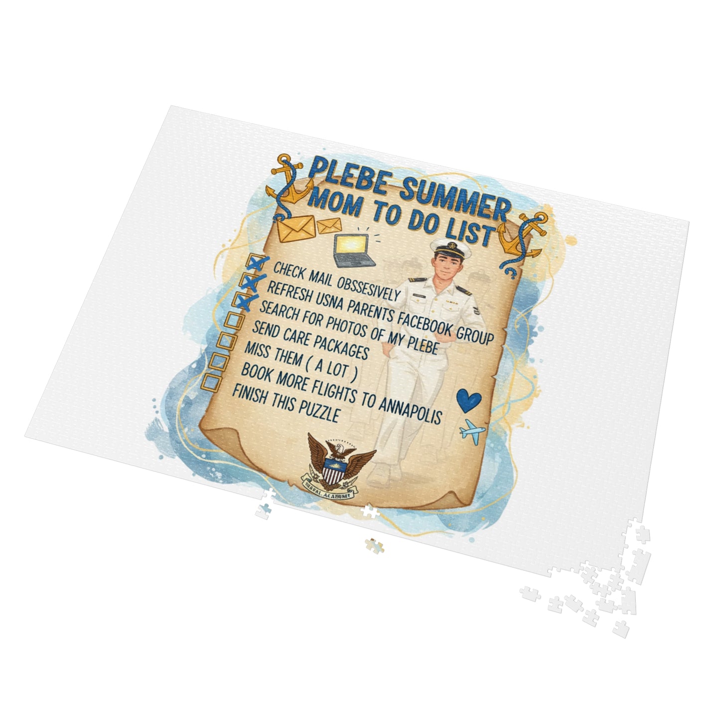 Plebe Summer, Mom To Do List Jigsaw puzzle