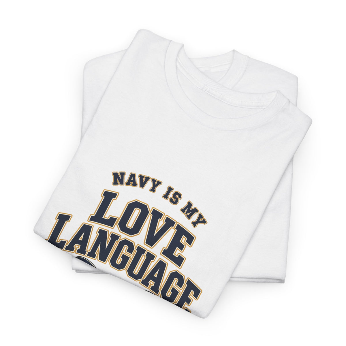 Navy Is My Love Language Army Navy Game 2026 Bow T-Shirt