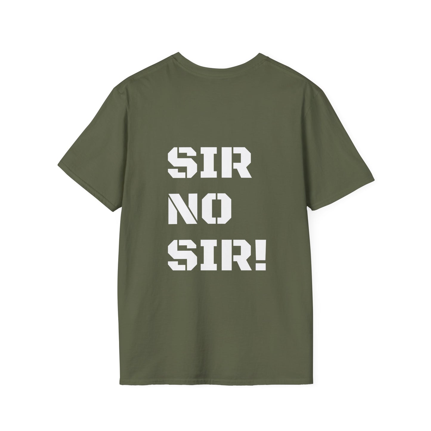 My Navy Dude,Military-Inspired Unisex T-Shirt - 'Sir Yes Sir!' & 'Sir No Sir!' Graphic Tee, Casual Wear, Perfect Gift for Veterans, Troops, [...]