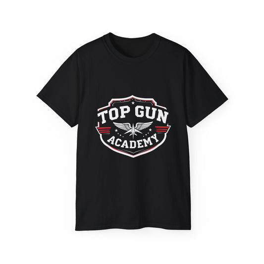 Top Gun Academy Unisex Tee - Perfect for Military Fans, Aviation Enthusiasts, Gifts for Him, Everyday Wear, Vintage Style