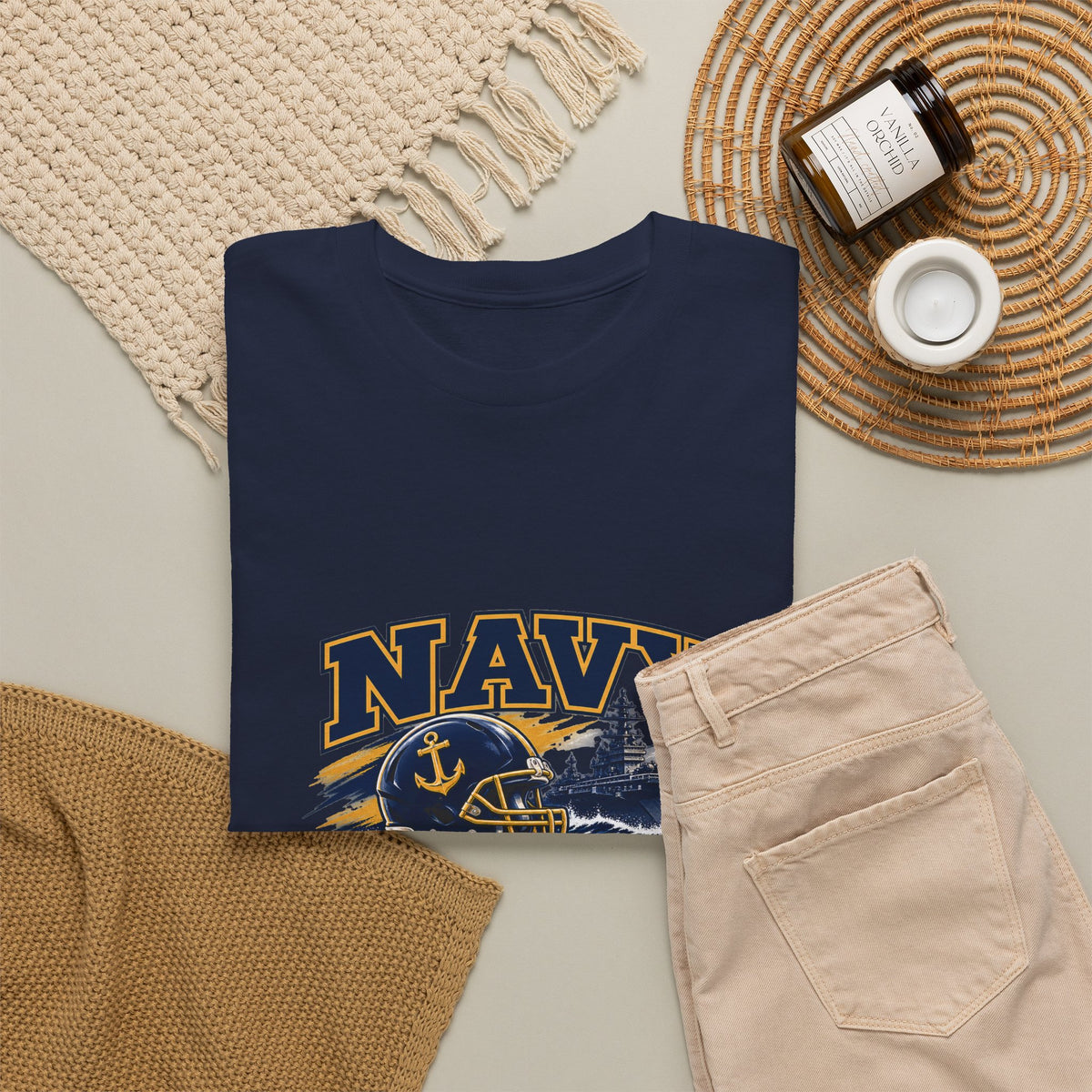 Go Navy Sink Army Graphic T-Shirt