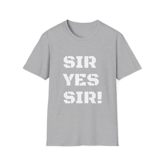 My Navy Dude,Military-Inspired Unisex T-Shirt - 'Sir Yes Sir!' & 'Sir No Sir!' Graphic Tee, Casual Wear, Perfect Gift for Veterans, Troops, [...]