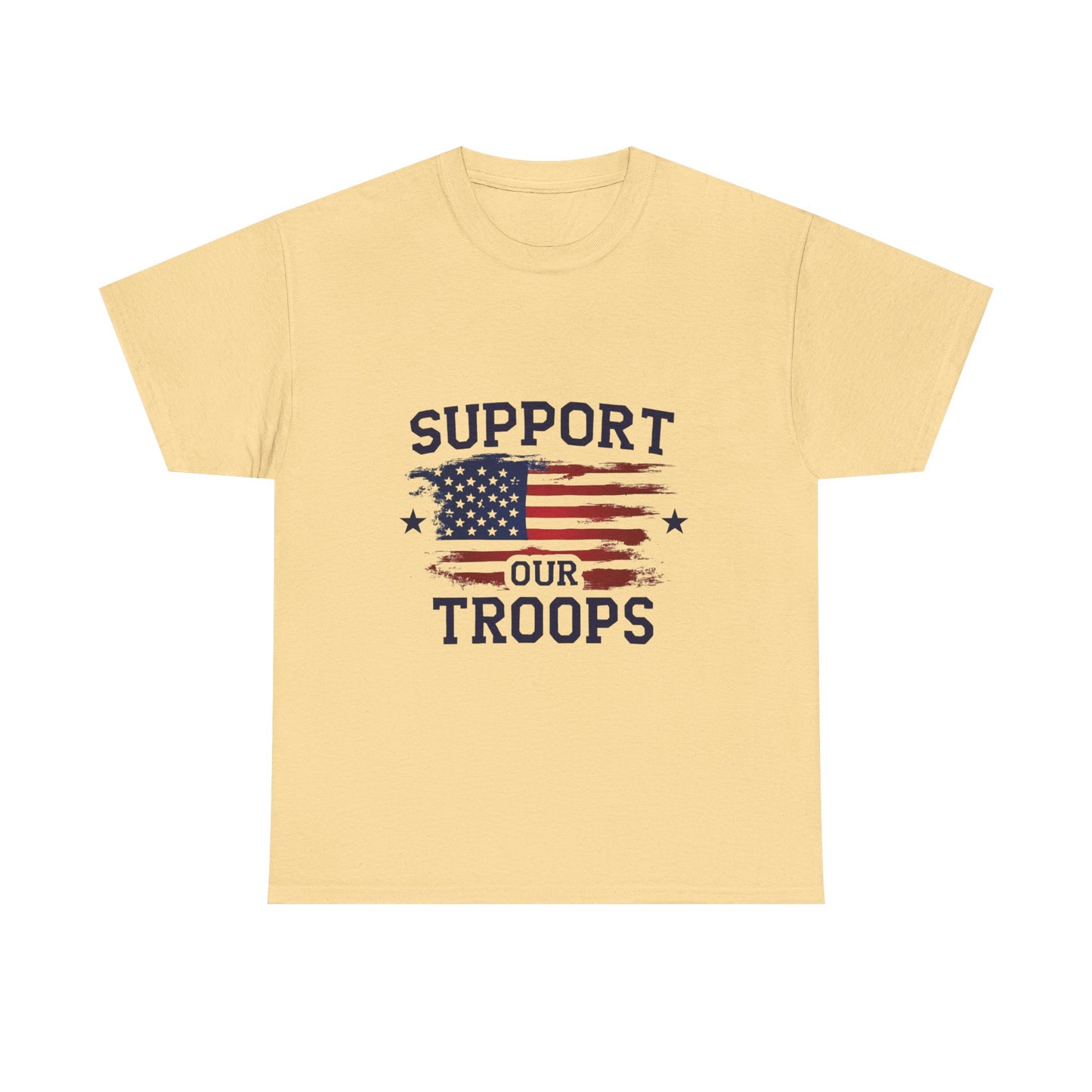 Support Our Troops Unisex T-Shirt | Patriotic Tee | Veteran Appreciation | Military Support | Gift for Heroes