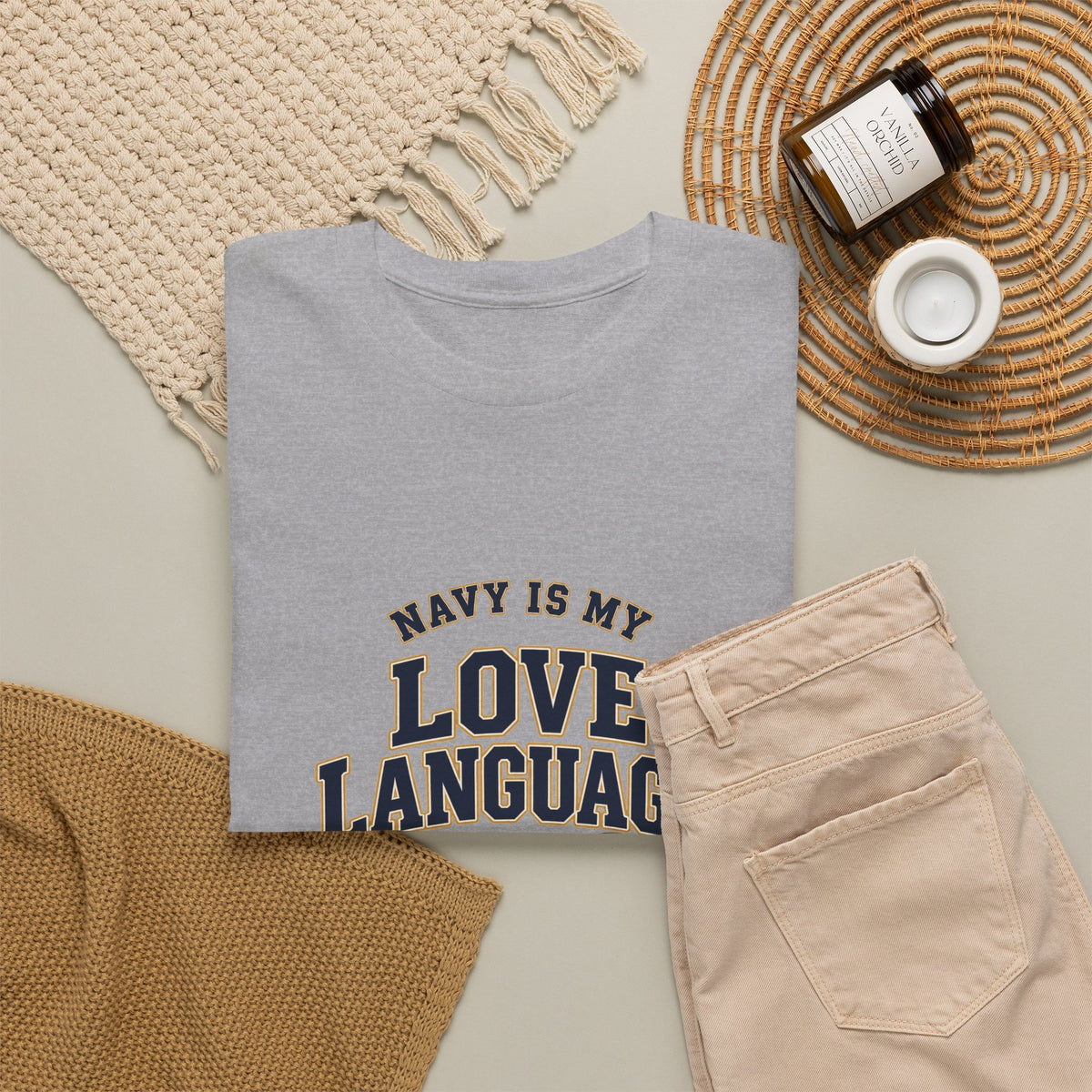 Navy Is My Love Language Army Navy Game 2026 Bow T-Shirt
