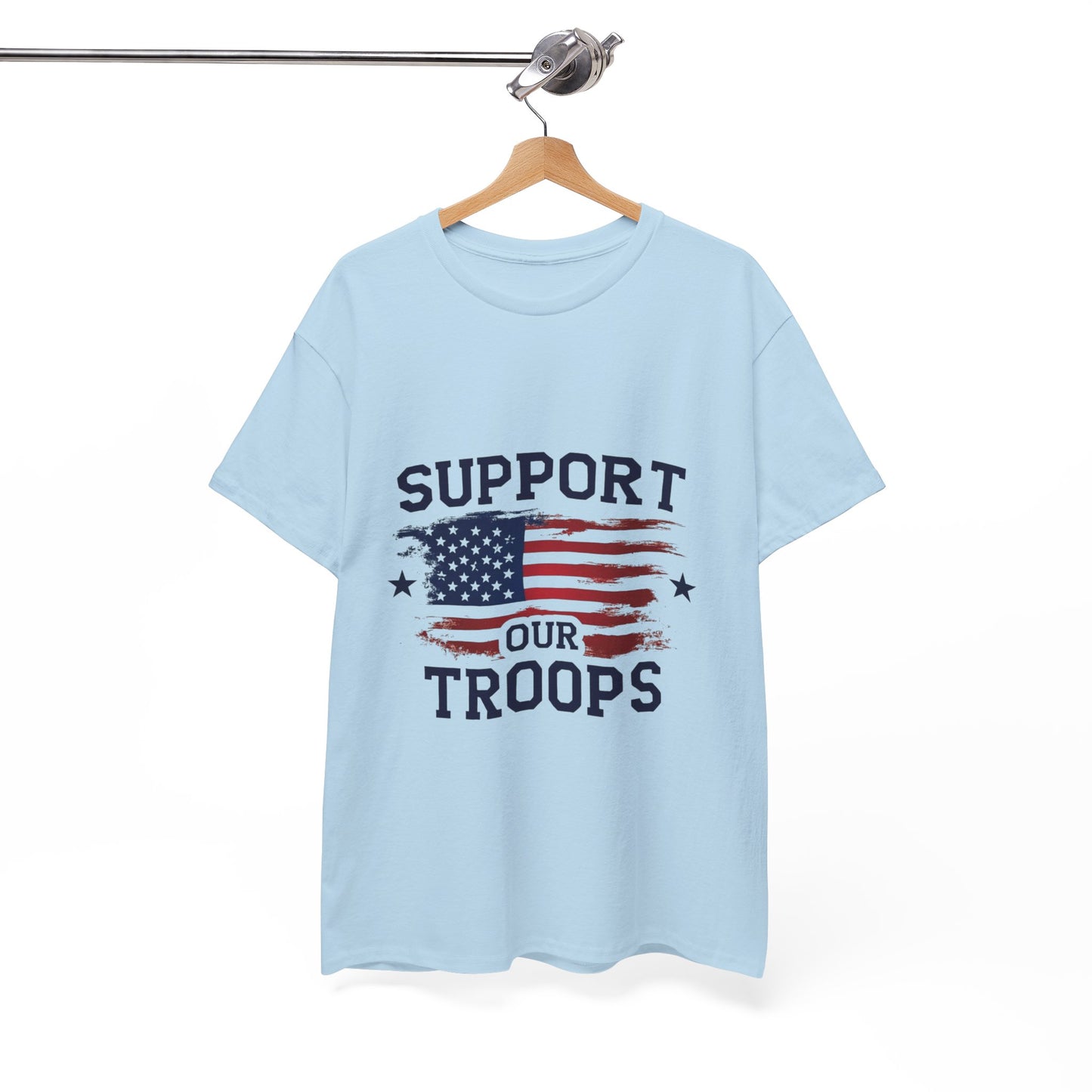 Support Our Troops Unisex T-Shirt | Patriotic Tee | Veteran Appreciation | Military Support | Gift for Heroes