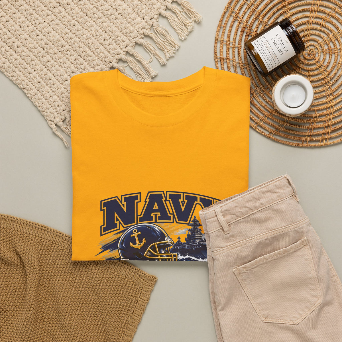 Go Navy Sink Army Graphic T-Shirt