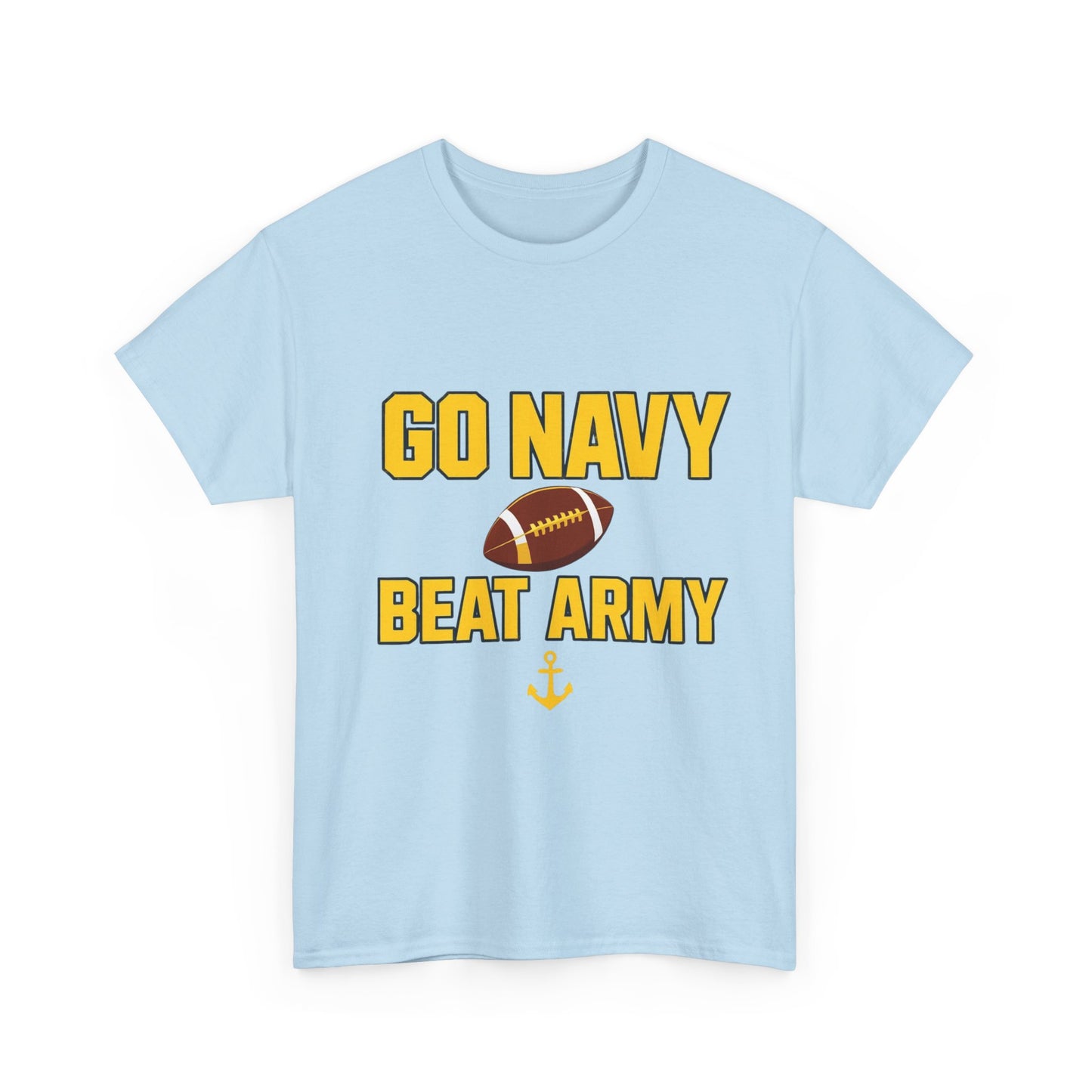 Navy Pride T-Shirt, Sports Fan Gear, Unisex Cotton Tee, Army-Navy Game Apparel, Gift for Military Families, College Football Tee