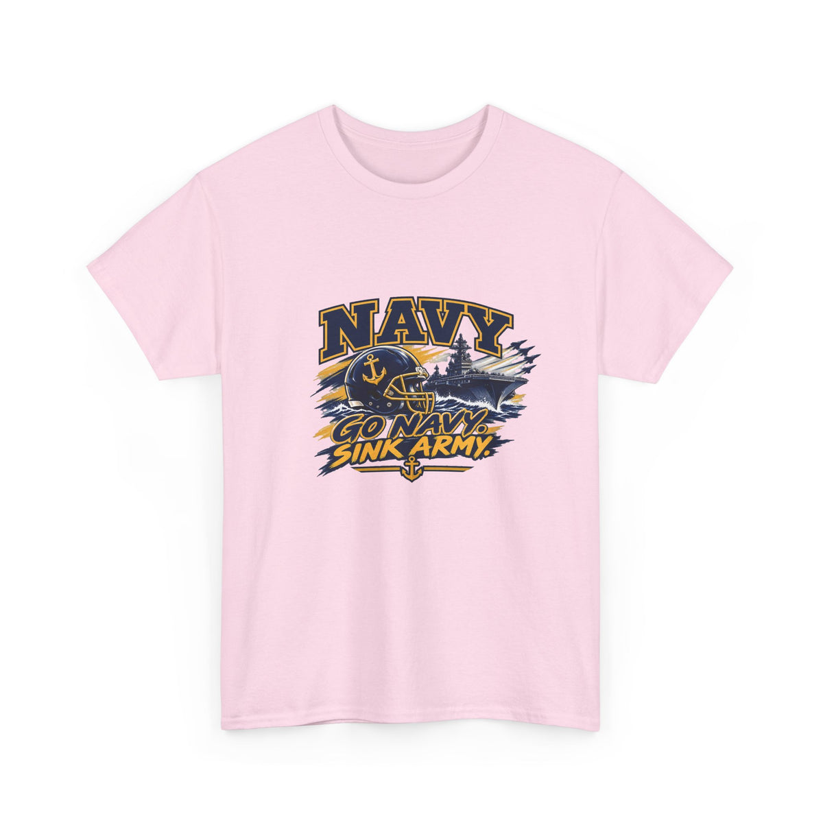 Go Navy Sink Army Graphic T-Shirt