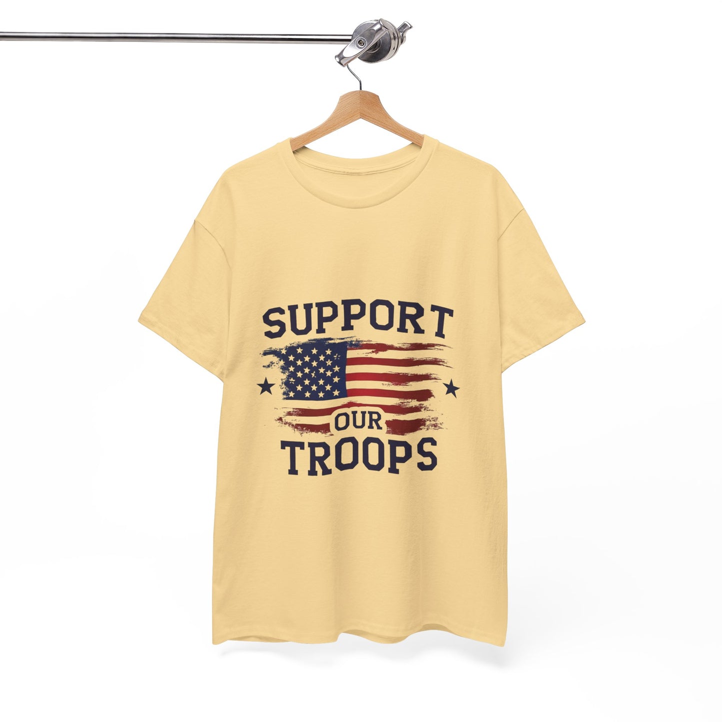 Support Our Troops Unisex T-Shirt | Patriotic Tee | Veteran Appreciation | Military Support | Gift for Heroes