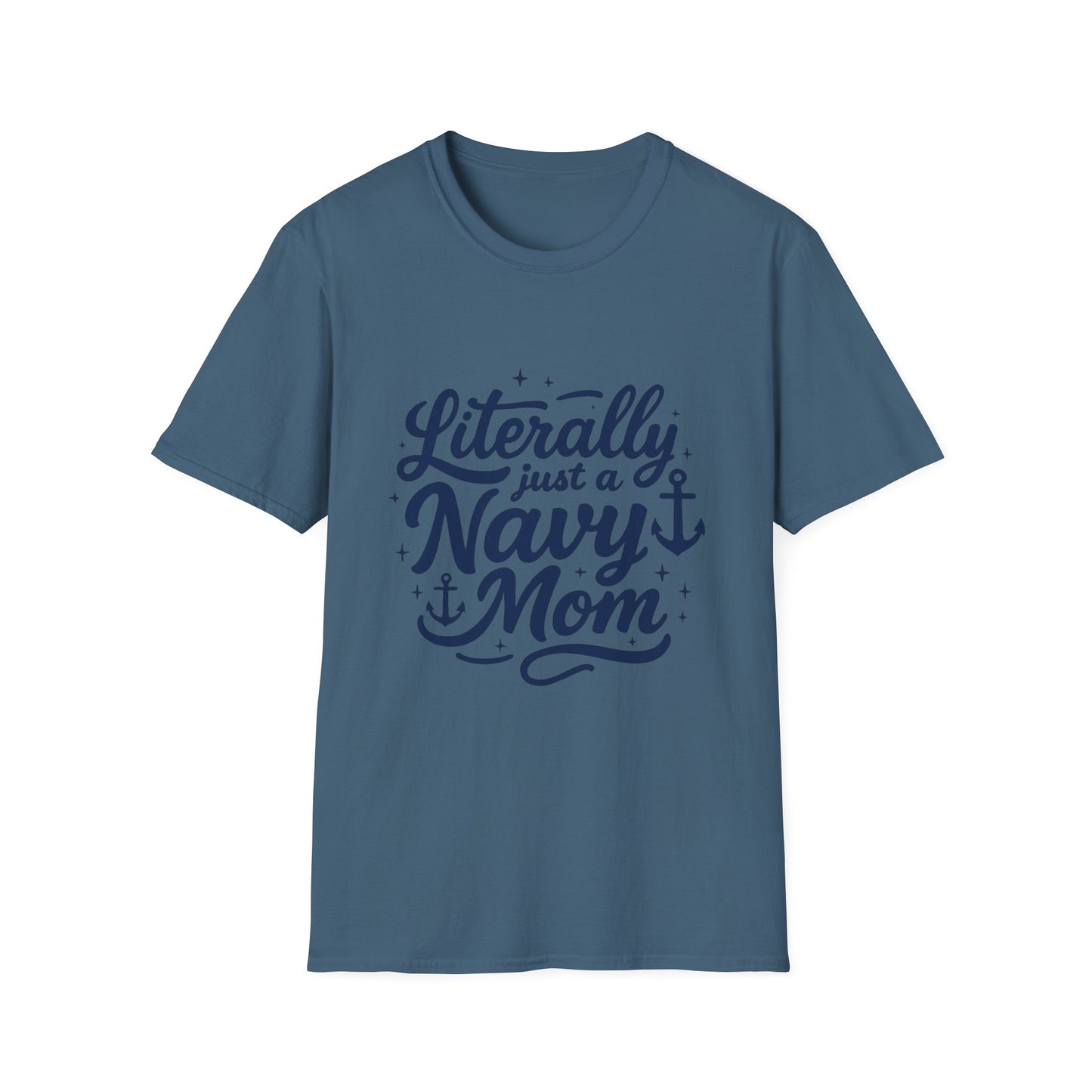 Navy Mom T-Shirt, Nautical Gift for Mothers, Celebrating Navy Family, Comfortable Casual Wear, Support Our Troops