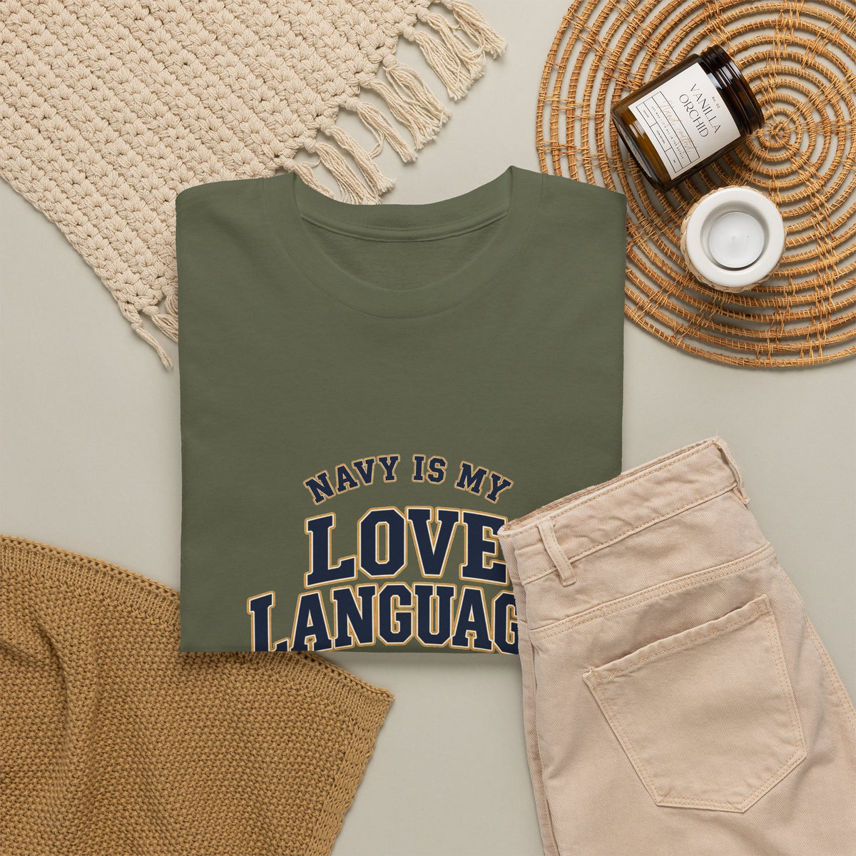 Navy Is My Love Language Army Navy Game 2026 Bow T-Shirt